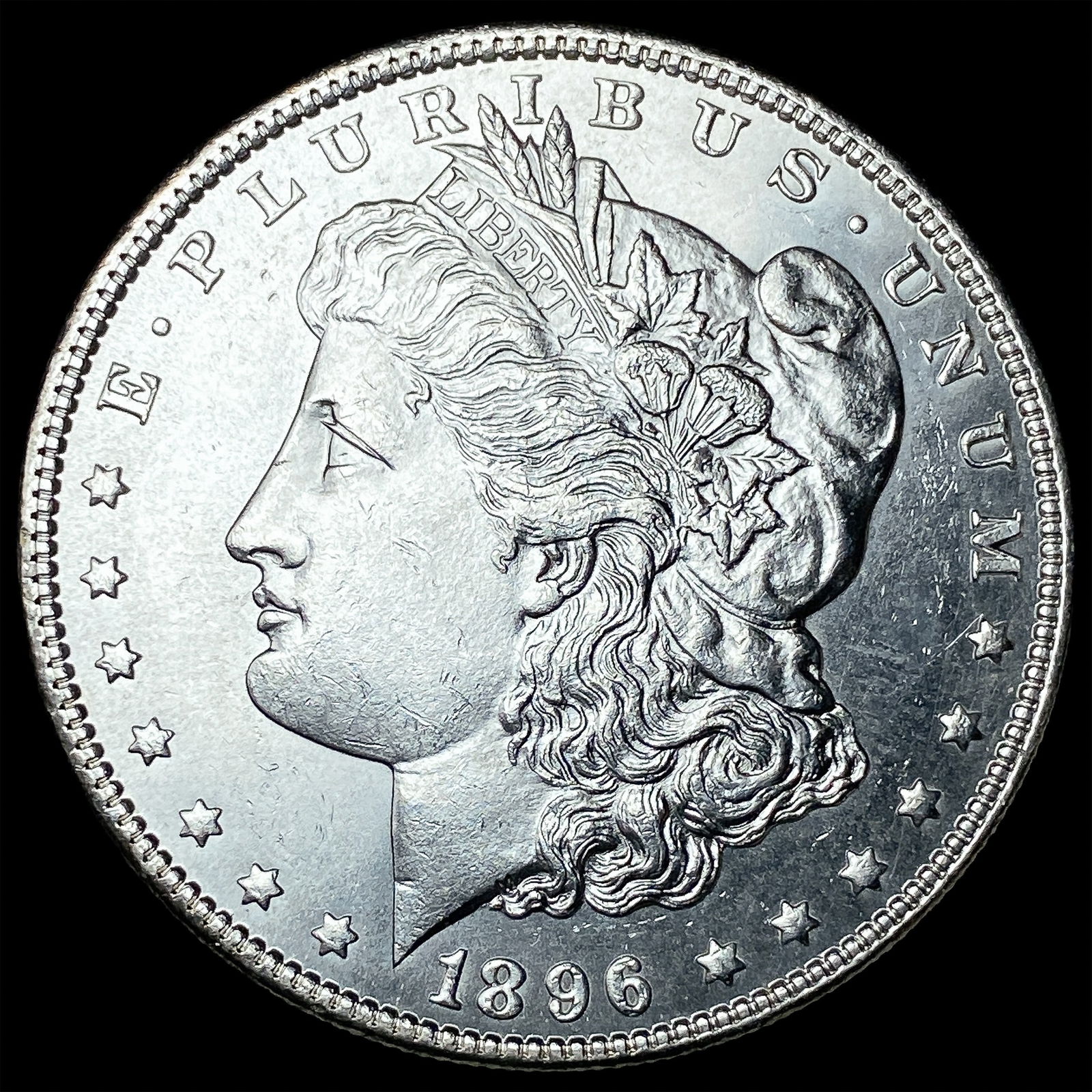 1896 Morgan Silver Dollar UNCIRCULATED: 1896 Morgan Silver Dollar UNCIRCULATED