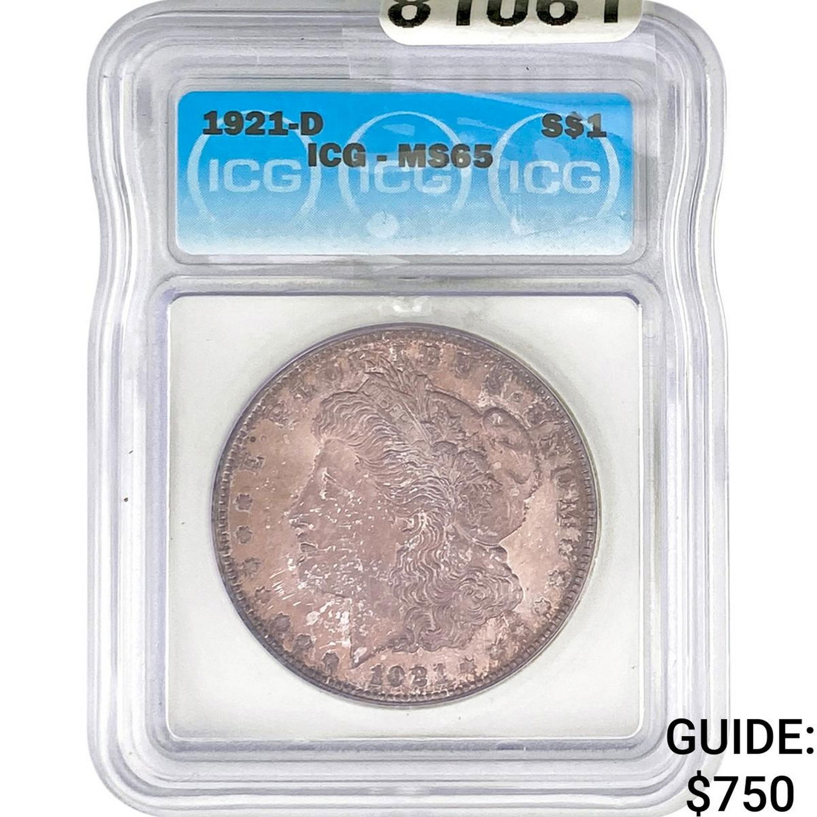 1921-D Morgan Silver Dollar ICG MS65 (1 of 2)