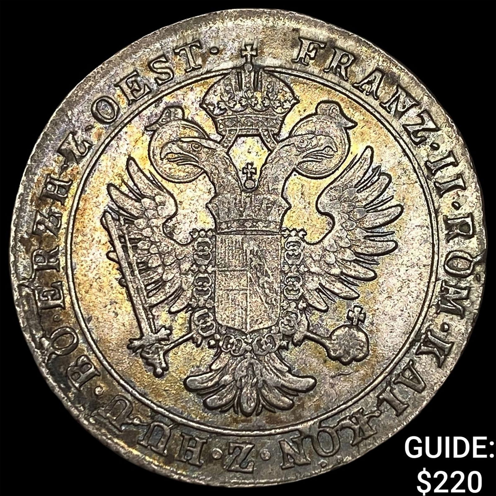 Holy Roman Empire Silver 15 Soldi, 8 1/2 Kreuzer CLOSELY UNCIRCULATED: Holy Roman Empire Silver 15 Soldi, 8 1/2 Kreuzer CLOSELY UNCIRCULATED
