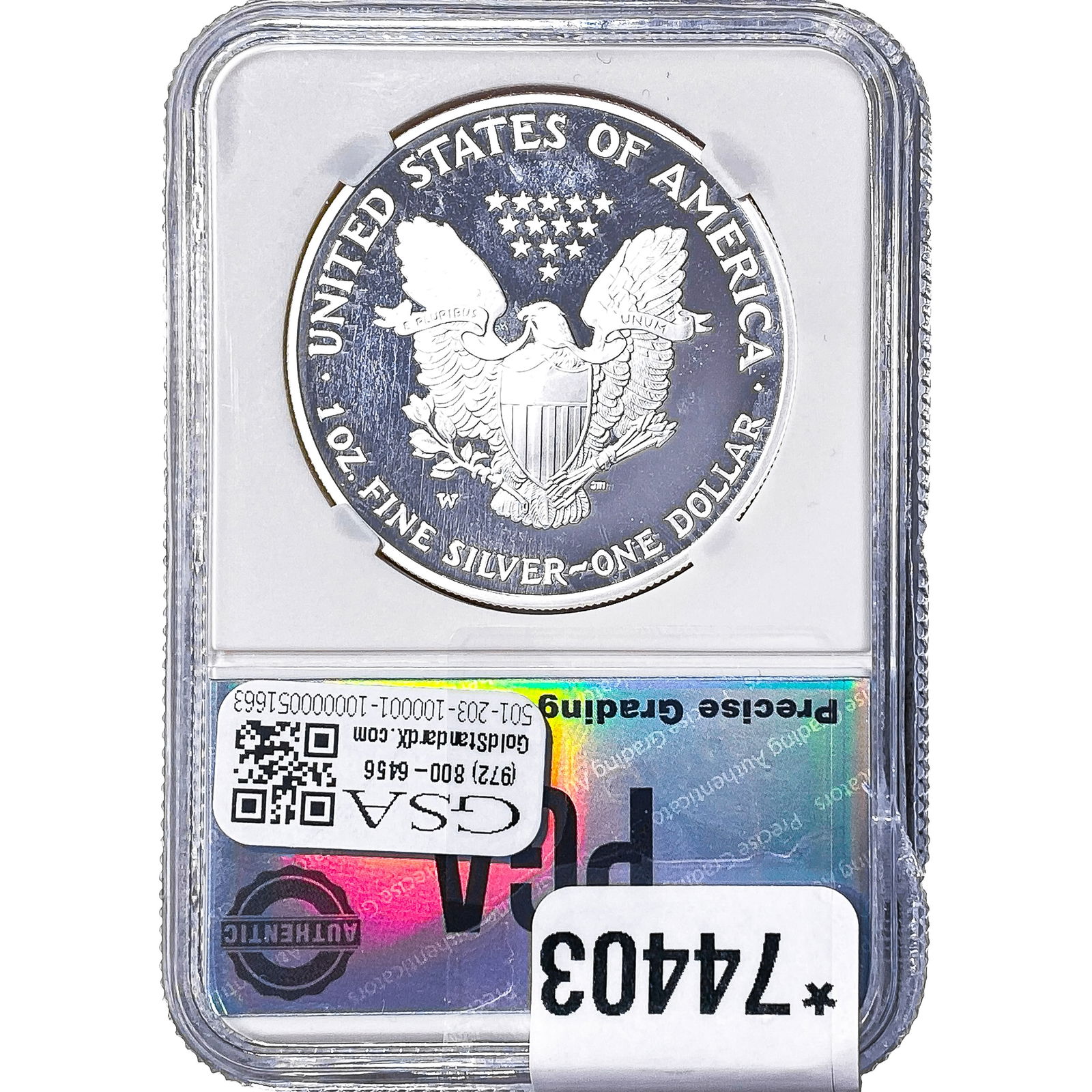 2003-W Silver Eagle PGA PR70 DCAM - 2