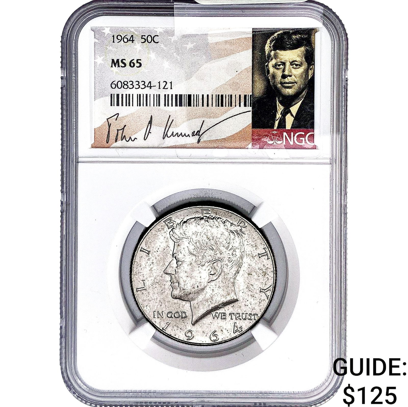 1964 Kennedy Half Dollar NGC MS65: 1964 Kennedy Half Dollar NGC MS65