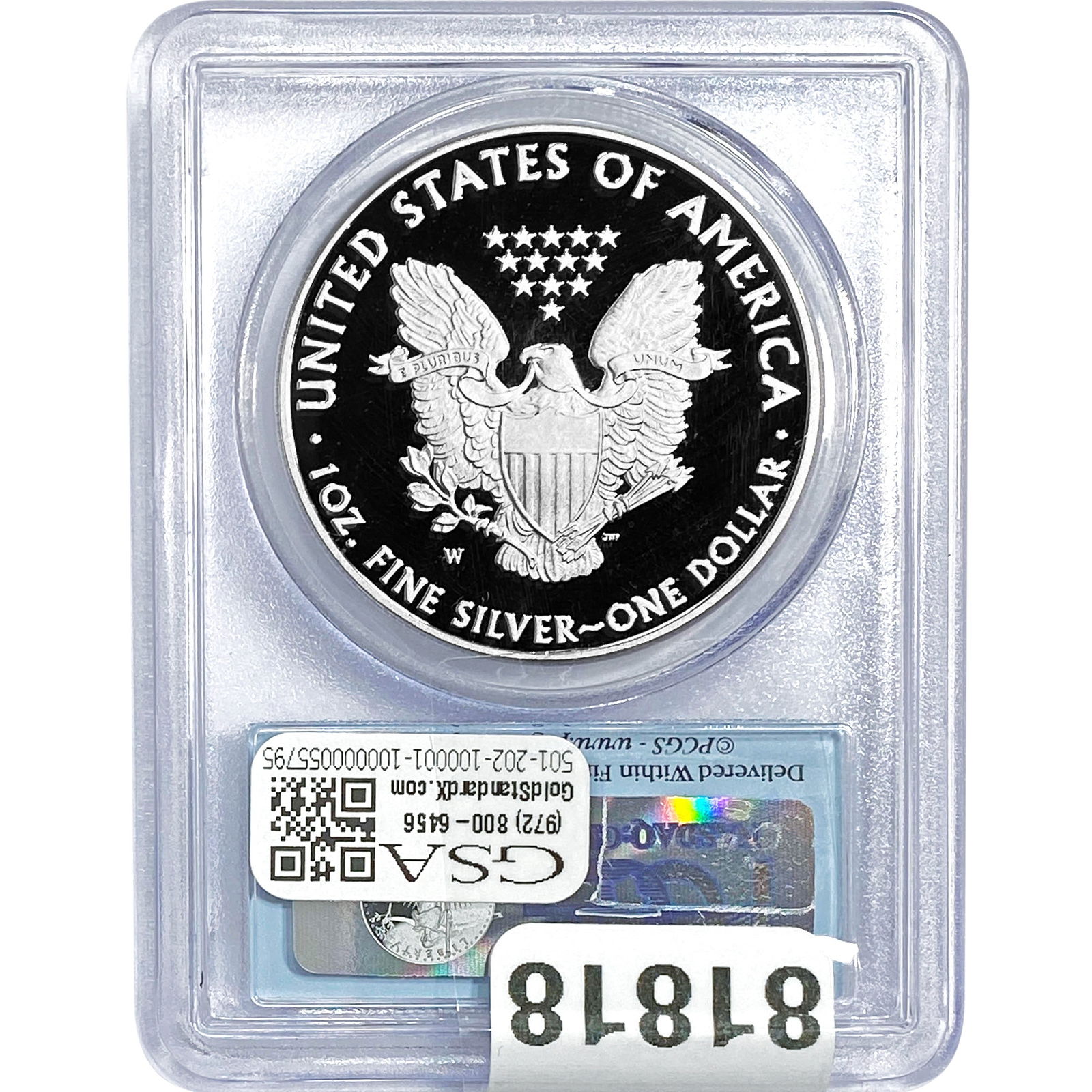 2011-W Silver Eagle PCGS PR70 DCAM - 2