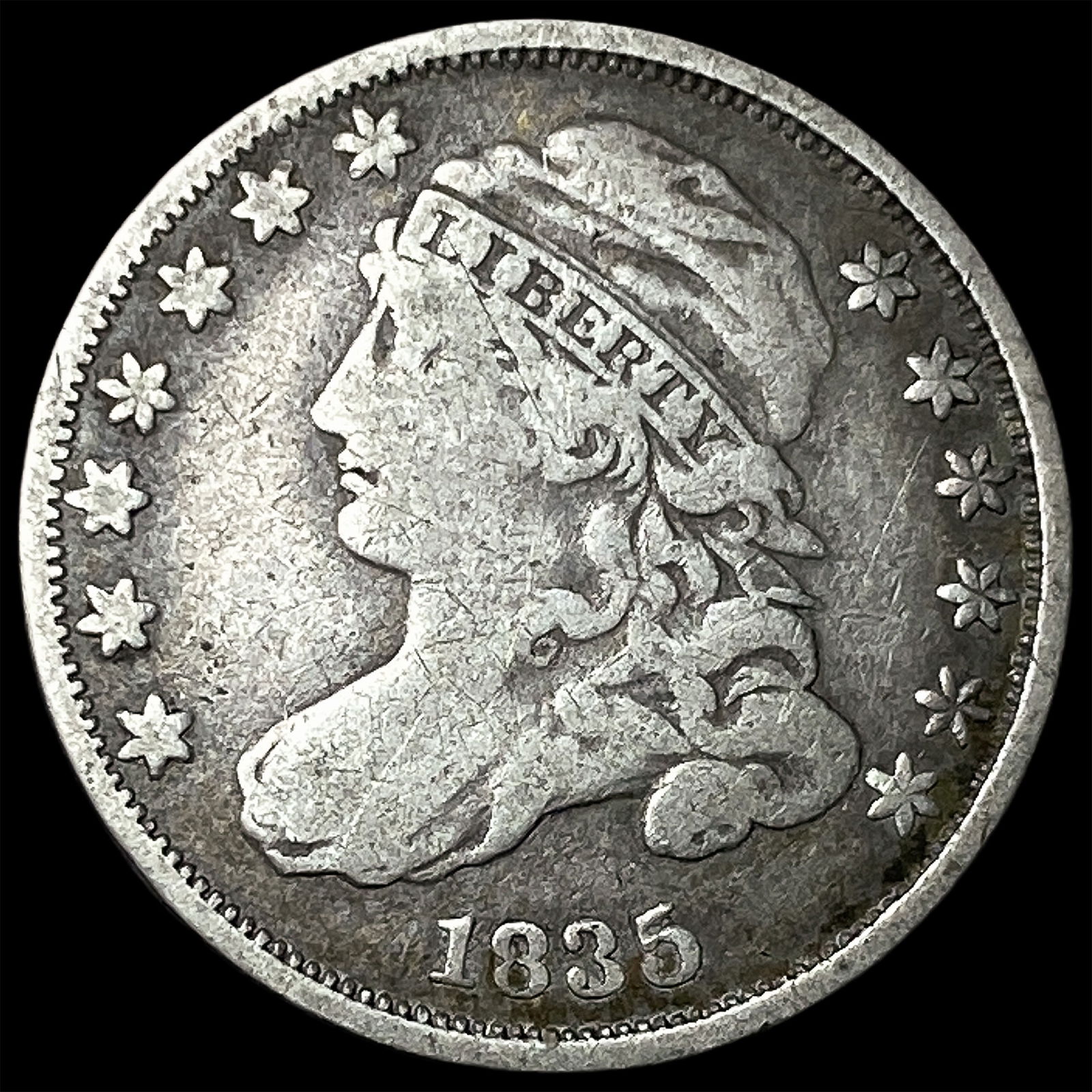 1835 Capped Bust Dime LIGHTLY CIRCULATED (1 of 2)
