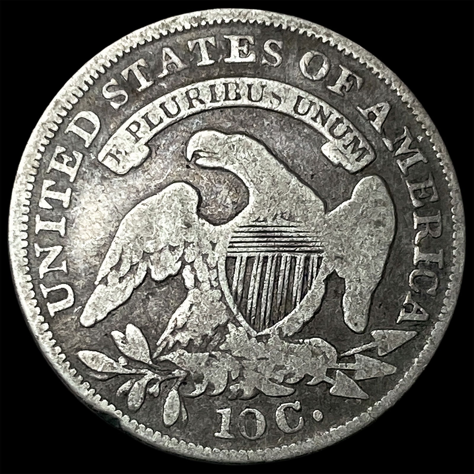 1835 Capped Bust Dime LIGHTLY CIRCULATED - 2