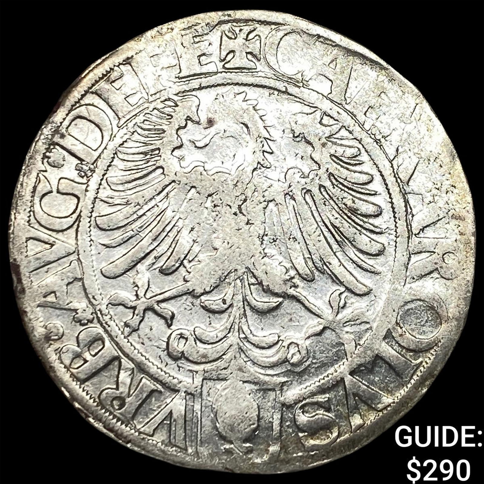 1521 Eppstein-Konigstein Silver 1 Batzen NEARLY UNCIRCULATED: 1521 Eppstein-Konigstein Silver 1 Batzen NEARLY UNCIRCULATED