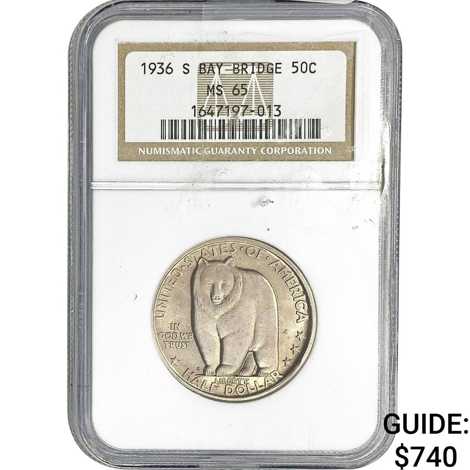 1936-S Barber Half Dollar NGC MS65 (1 of 2)