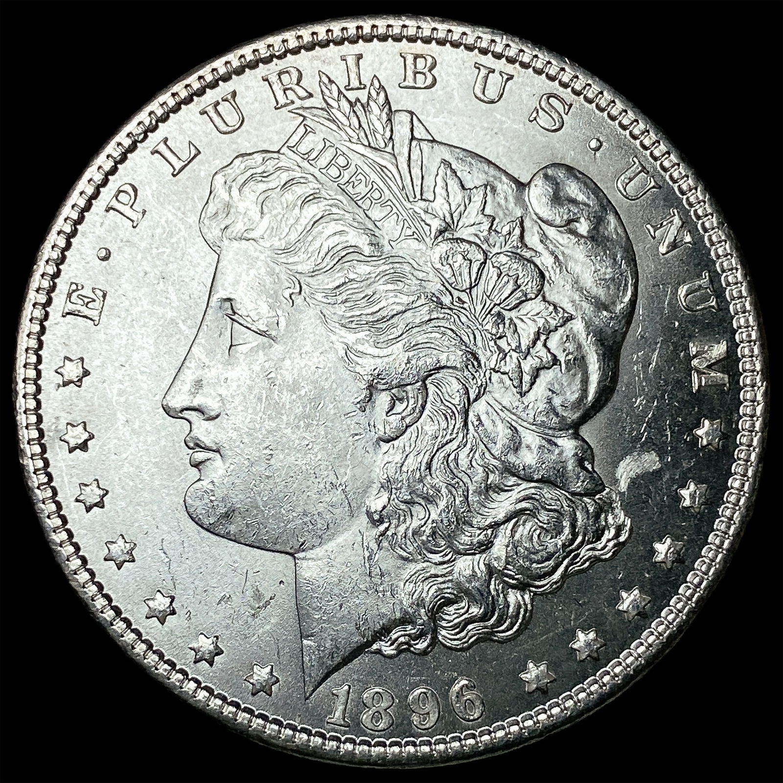 1896 Morgan Silver Dollar UNCIRCULATED: 1896 Morgan Silver Dollar UNCIRCULATED