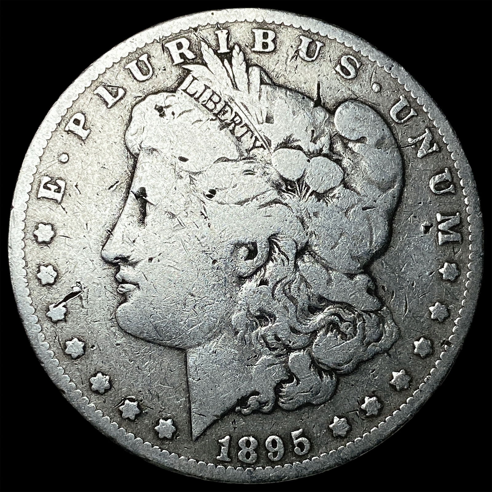 1895-O Silver Morgan Dollar NICELY CIRCULATED: 1895-O Silver Morgan Dollar NICELY CIRCULATED
