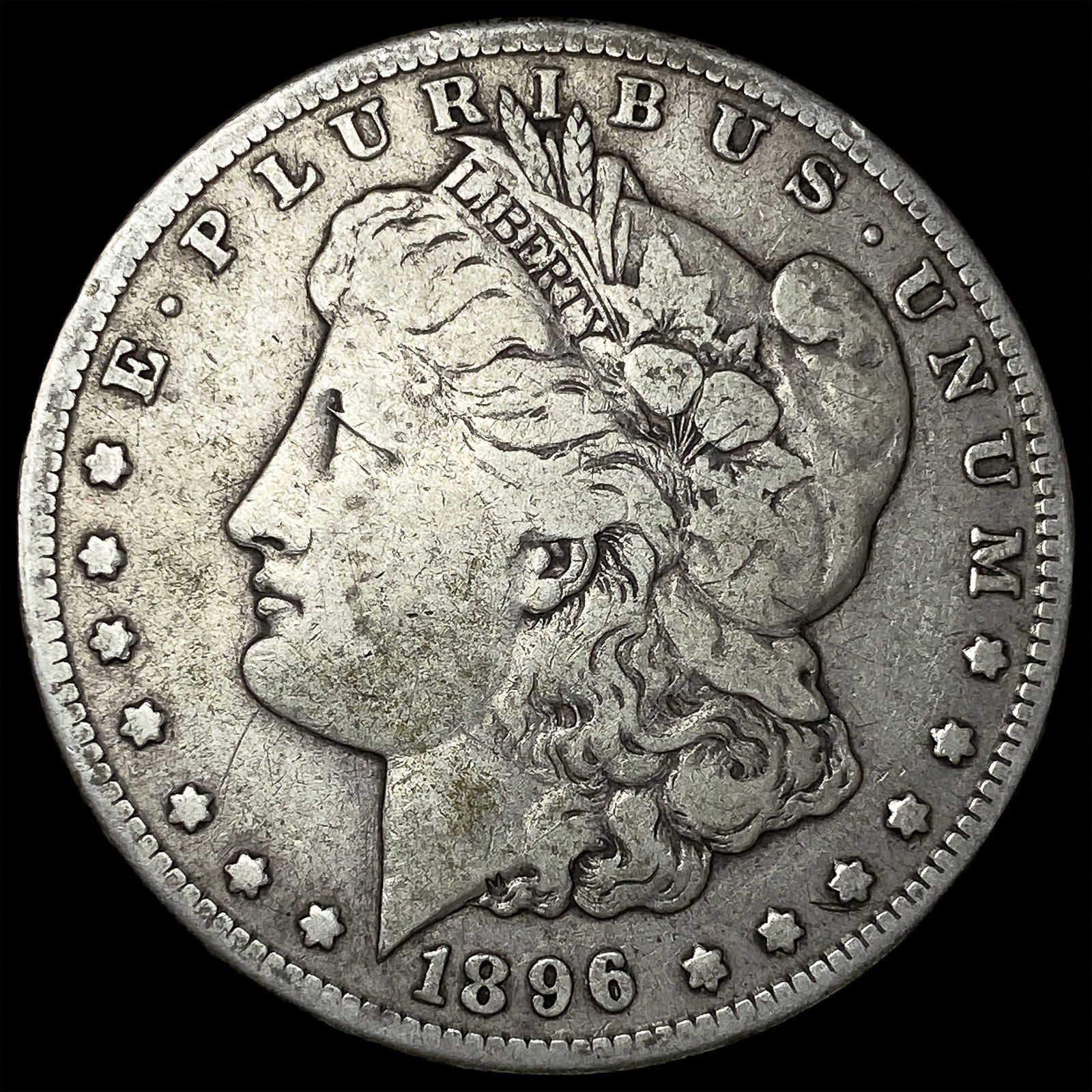 1896-S Silver Morgan Dollar LIGHTLY CIRCULATED: 1896-S Silver Morgan Dollar LIGHTLY CIRCULATED