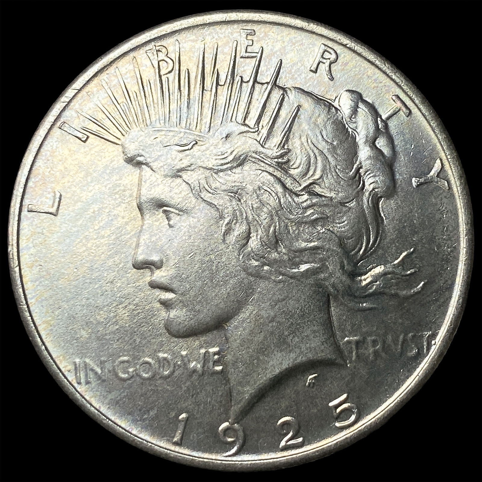 1923-S Silver Peace Dollar CHOICE BU (1 of 2)