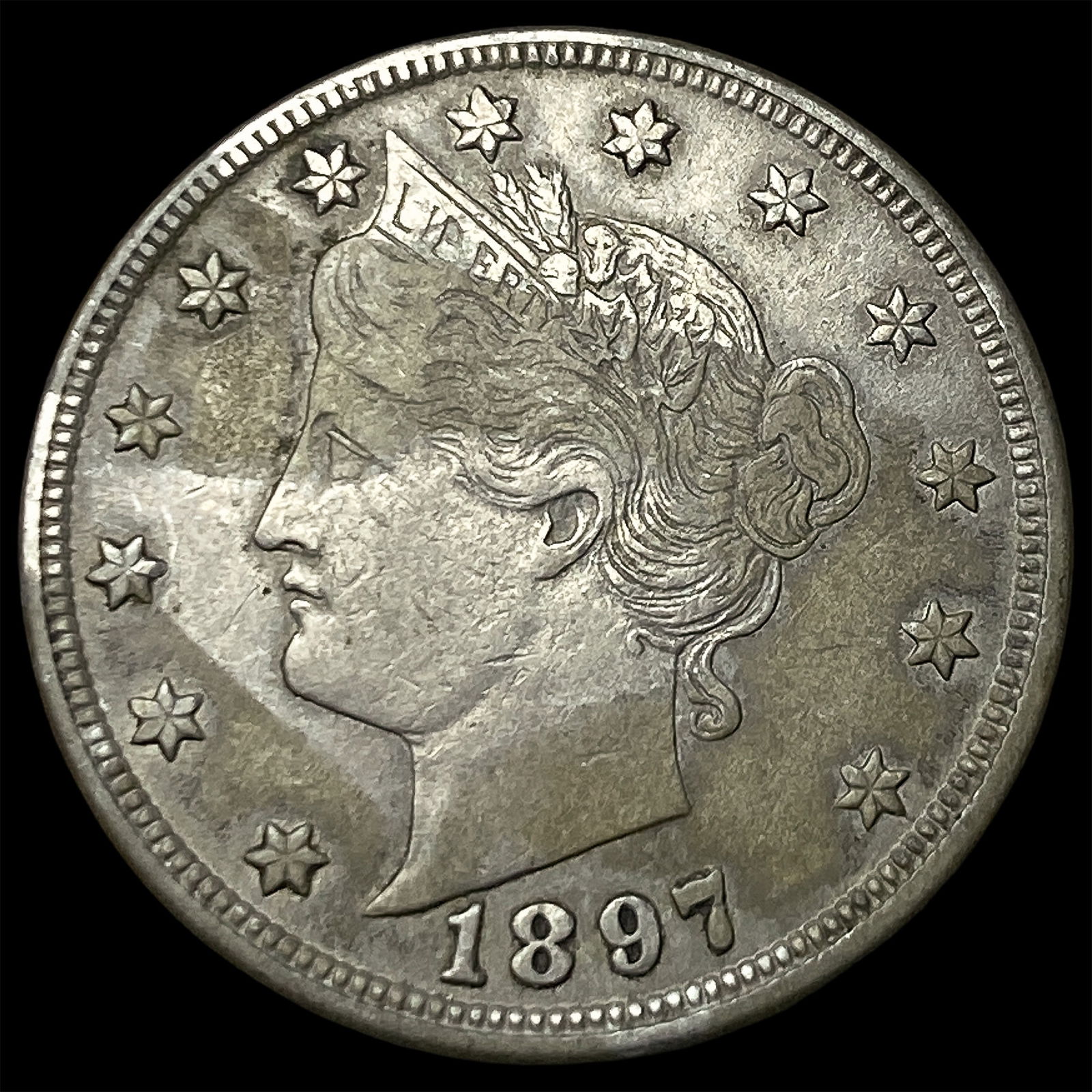 1897 Liberty Head Nickel CLOSELY UNCIRCULATED (1 of 2)