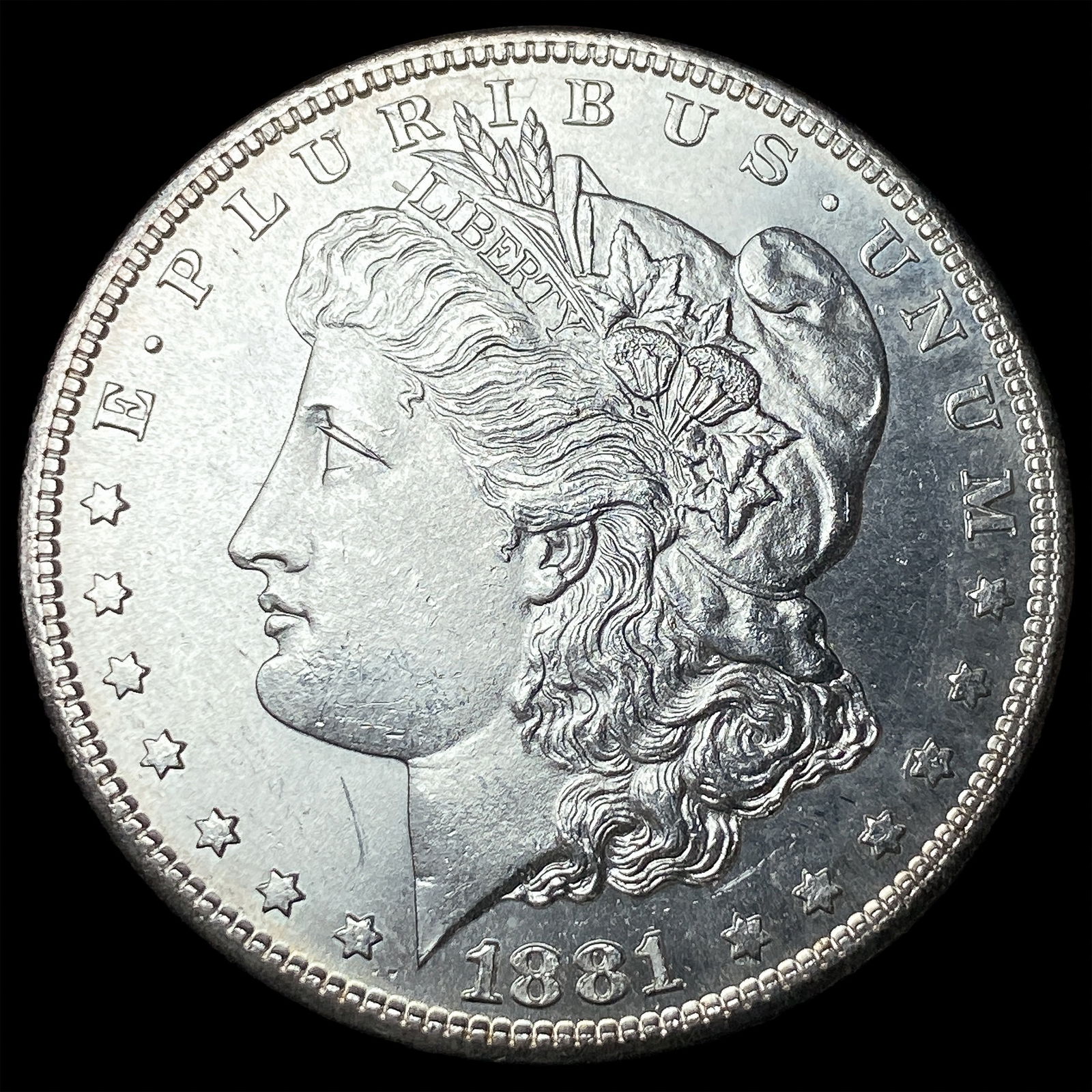 1881-S Silver Morgan Dollar UNCIRCULATED: 1881-S Silver Morgan Dollar UNCIRCULATED