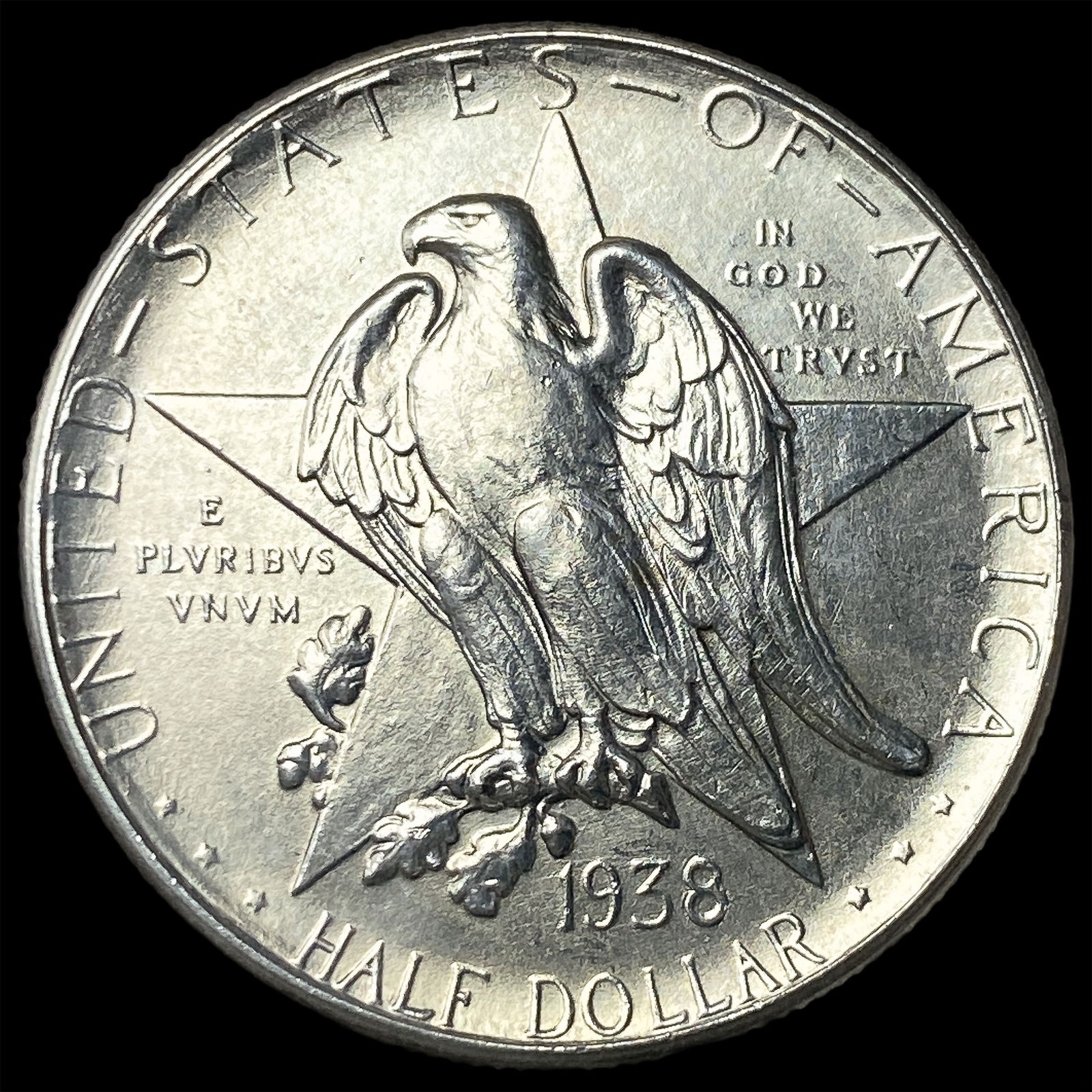 1938-D Silver Texas Independence Half Dollar CHOICE BU (1 of 2)