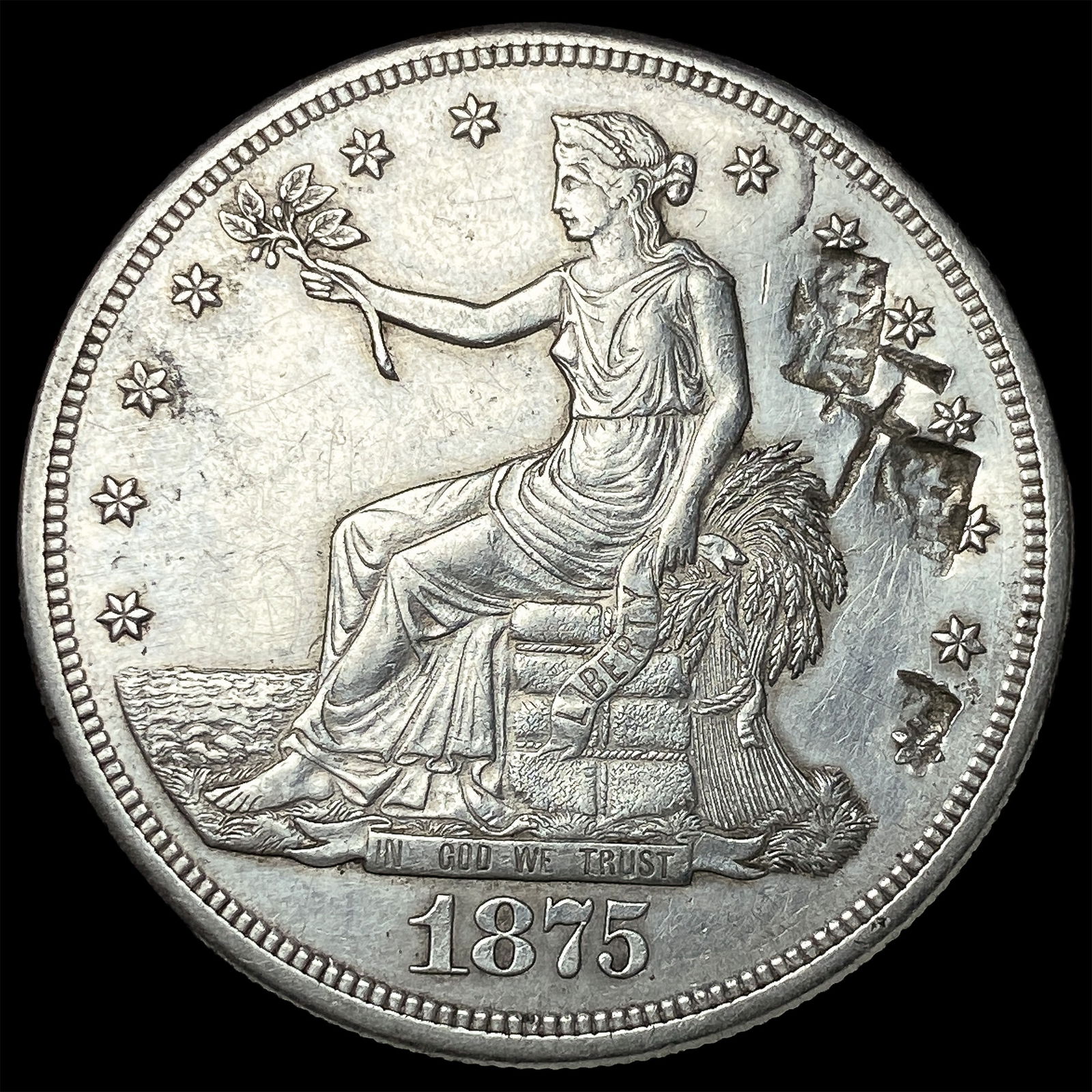 1875-S Silver Trade Dollar HIGH GRADE (1 of 2)