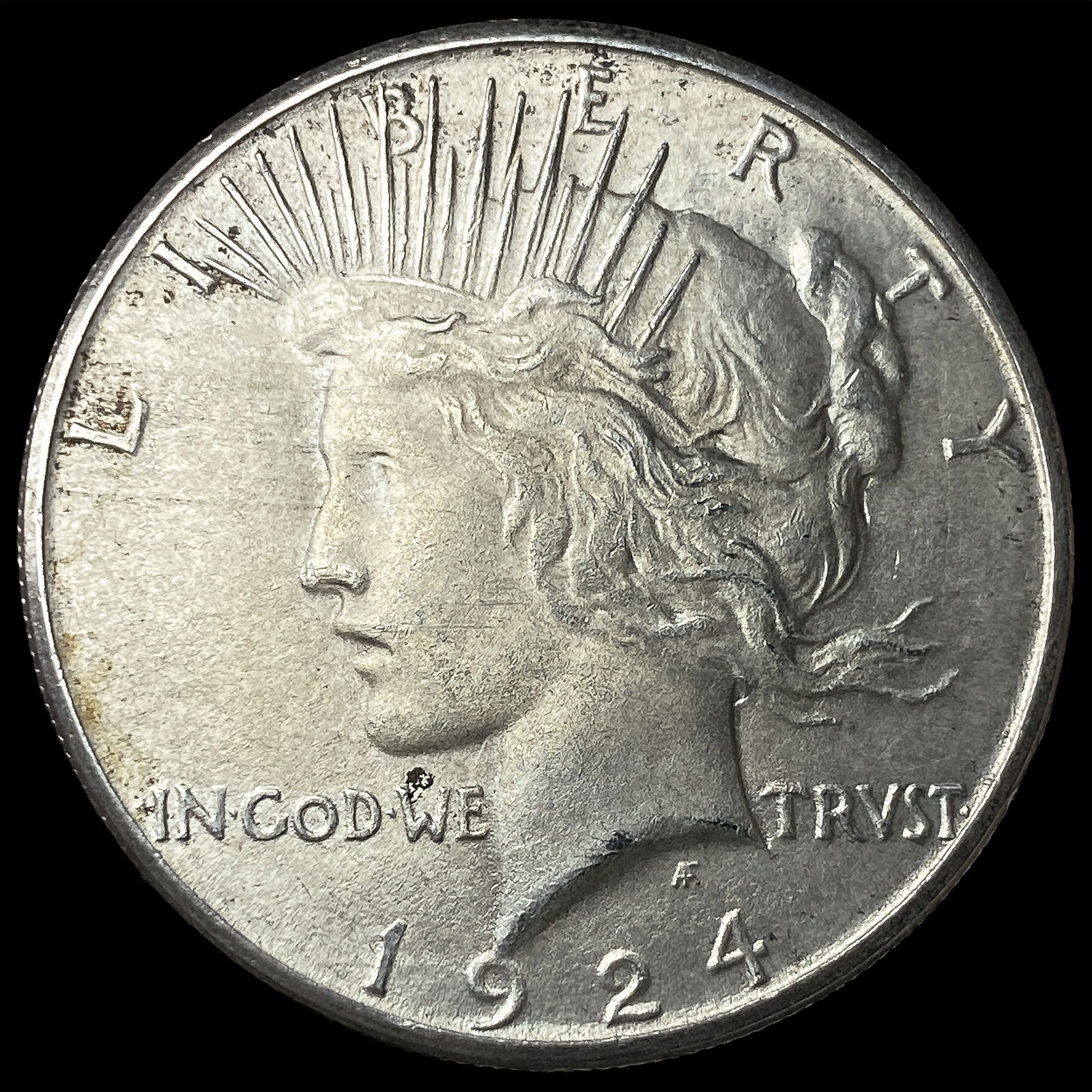 1924-S Silver Peace Dollar UNCIRCULATED (1 of 2)