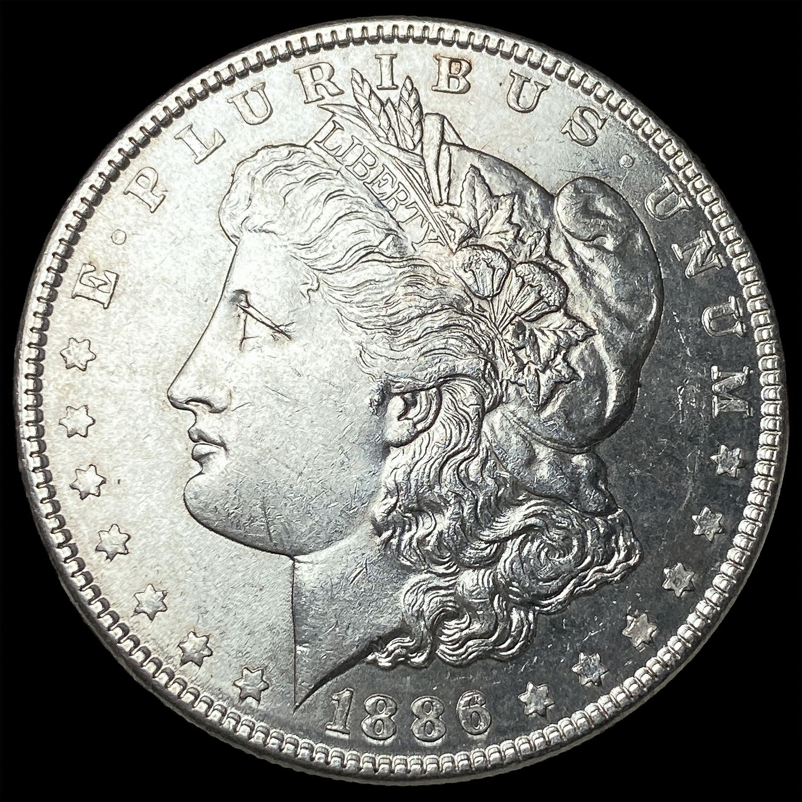 1886 Silver Morgan Dollar UNCIRCULATED: 1886 Silver Morgan Dollar UNCIRCULATED