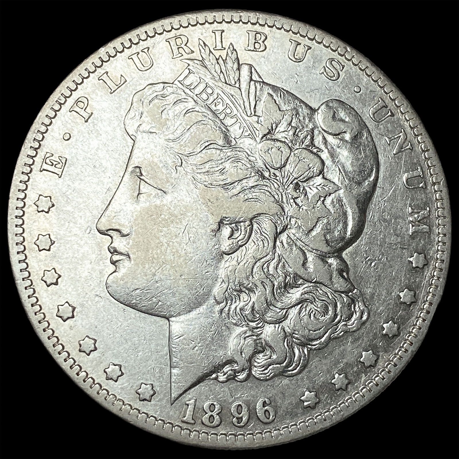 1896-S Silver Morgan Dollar CLOSELY UNCIRCULATED: 1896-S Silver Morgan Dollar CLOSELY UNCIRCULATED