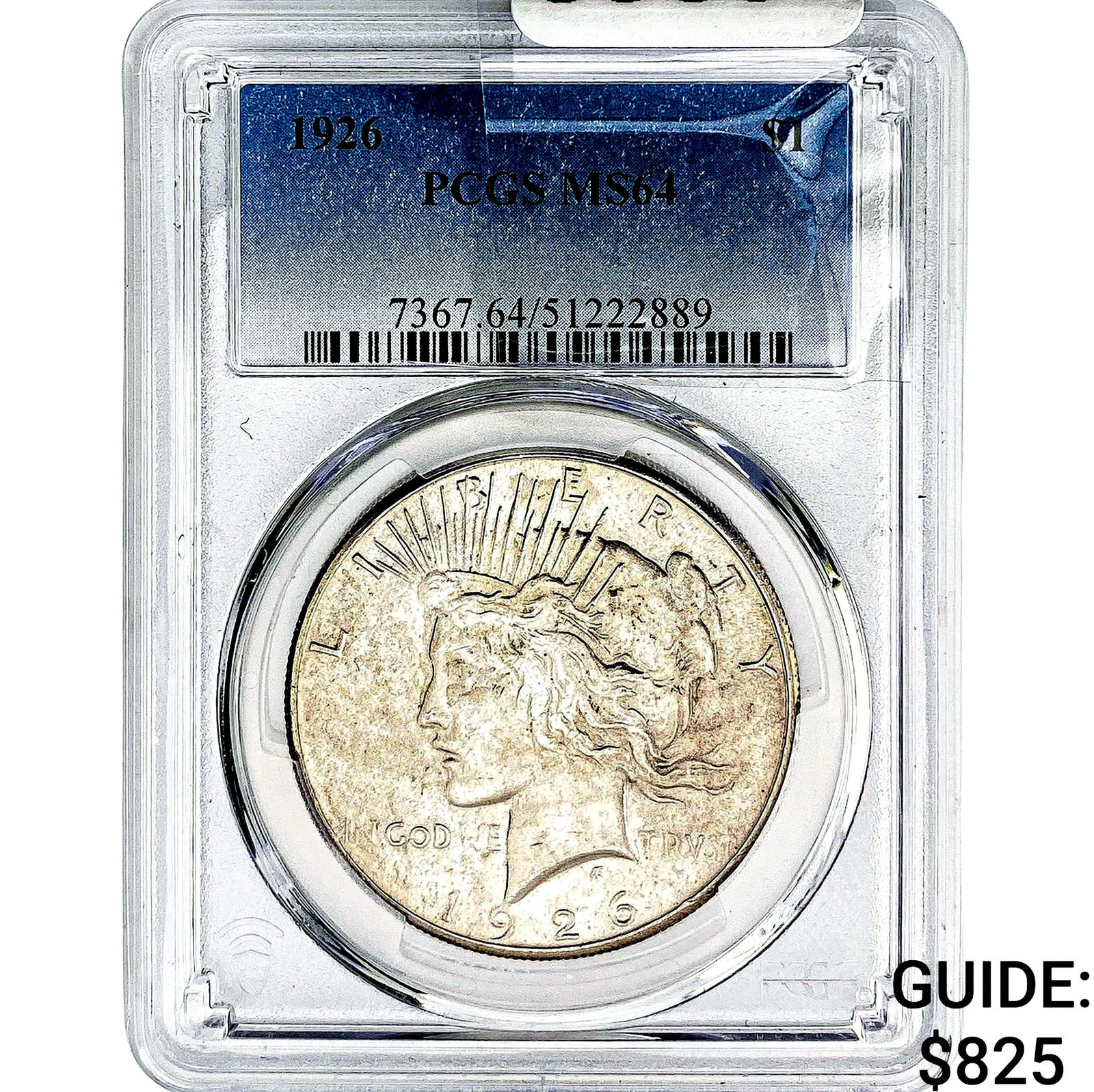 1926 Silver Peace Dollar PCGS MS64 (1 of 2)
