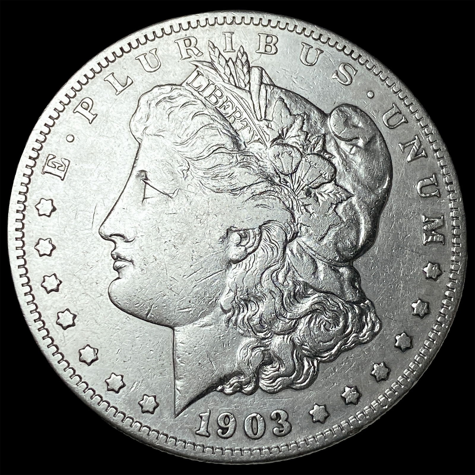 1903-S Silver Morgan Dollar NEARLY UNCIRCULATED: 1903-S Silver Morgan Dollar NEARLY UNCIRCULATED