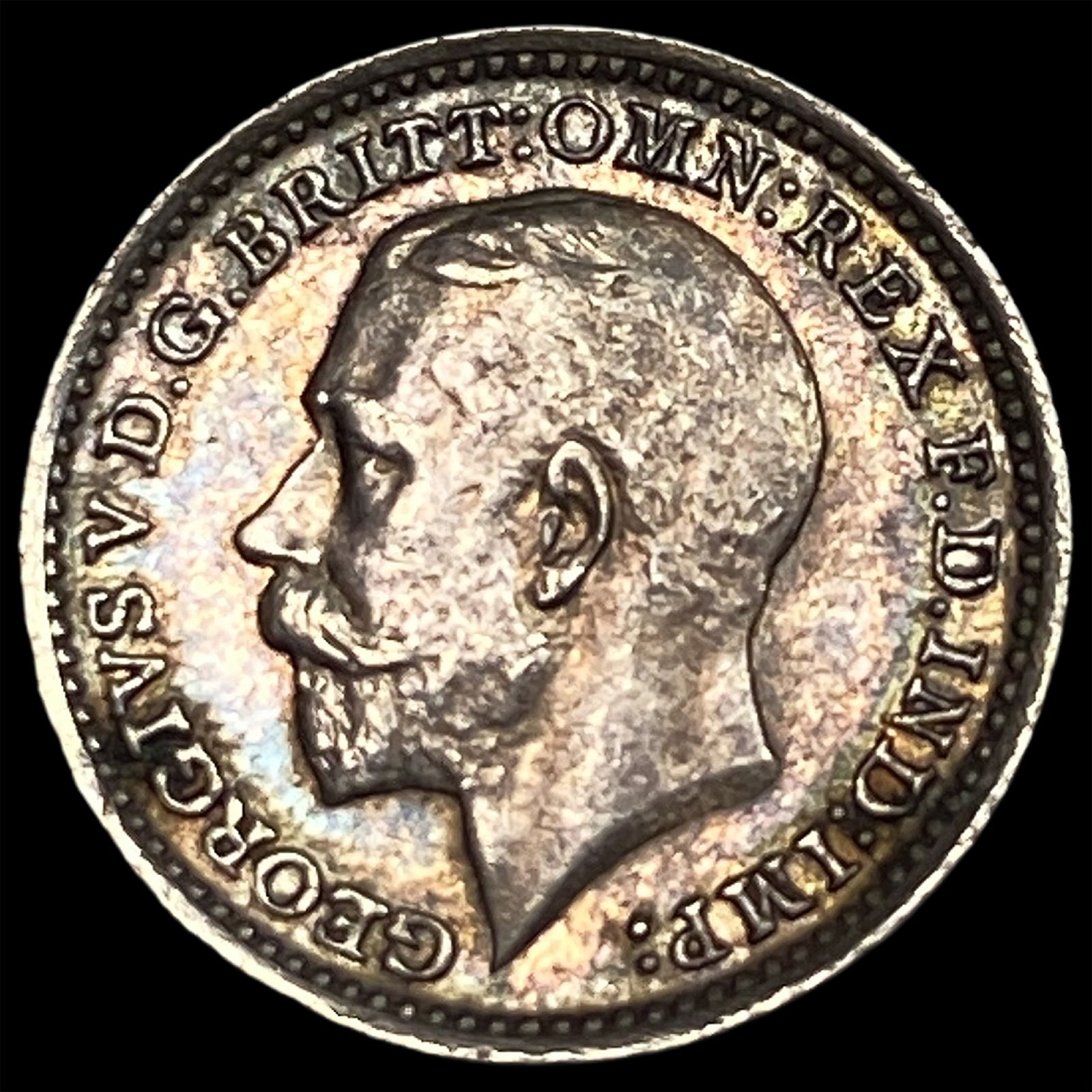 1913 Great Britain Silver PL 2 Pence 1,880 Minted GEM BU: 1913 Great Britain Silver PL 2 Pence 1,880 Minted GEM BU