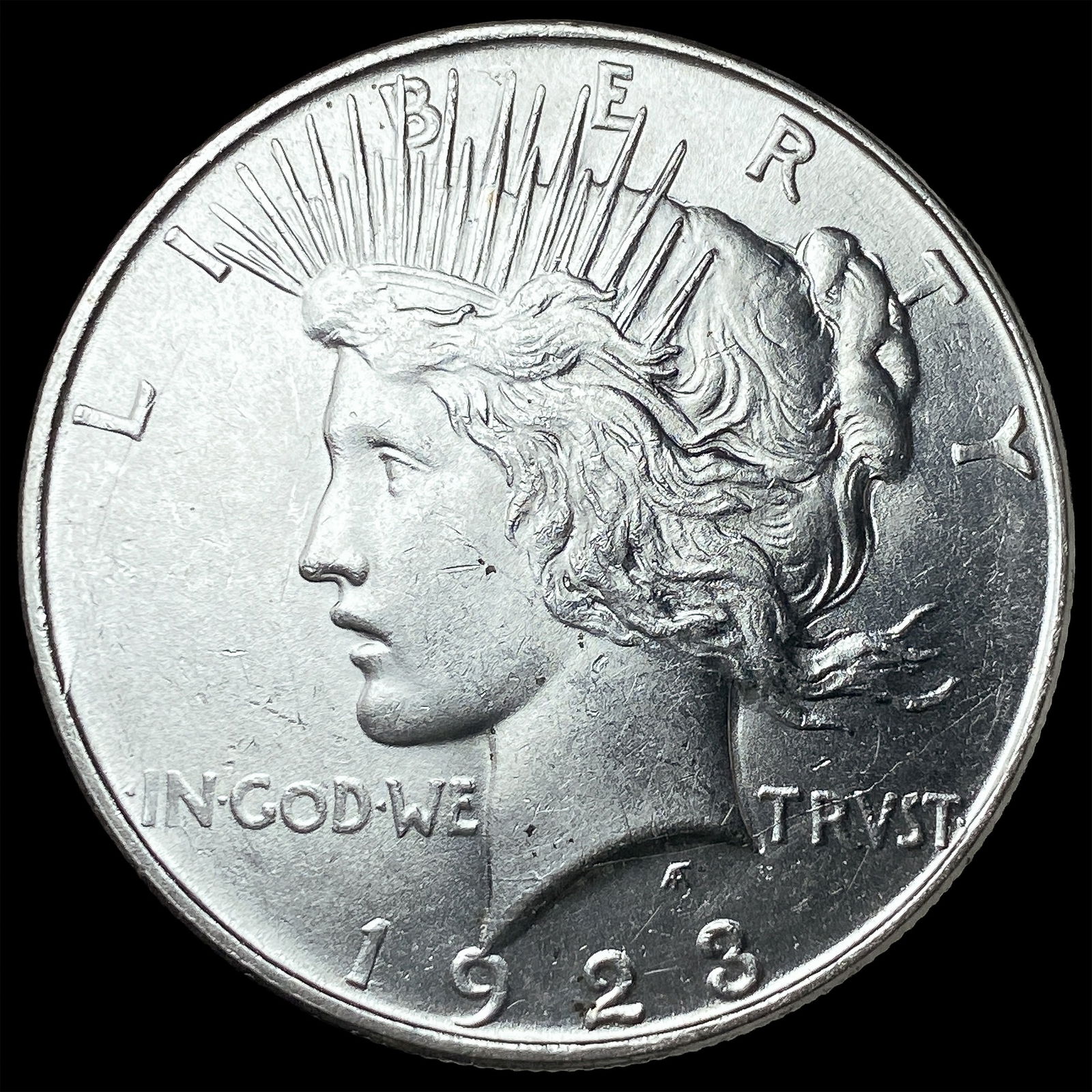 1923 Silver Peace Dollar UNCIRCULATED: 1923 Silver Peace Dollar UNCIRCULATED