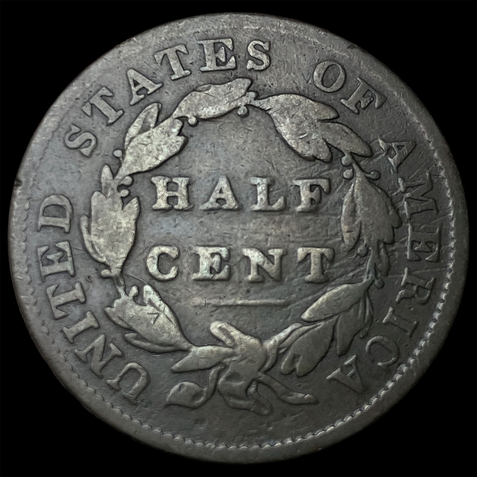 1833 Classic Head Half Cent HIGH GRADE - 2