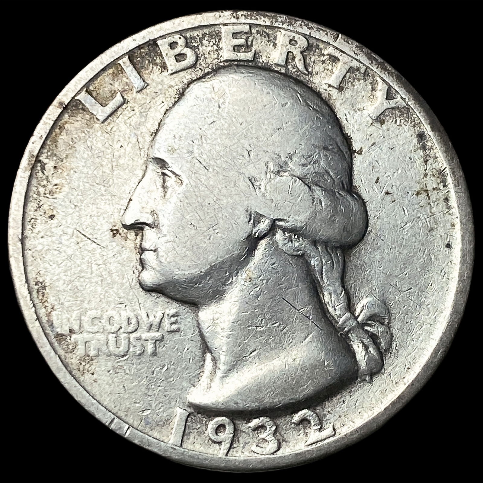 1932-S Silver Washington Quarter LIGHTLY CIRCULATED: 1932-S Silver Washington Quarter LIGHTLY CIRCULATED