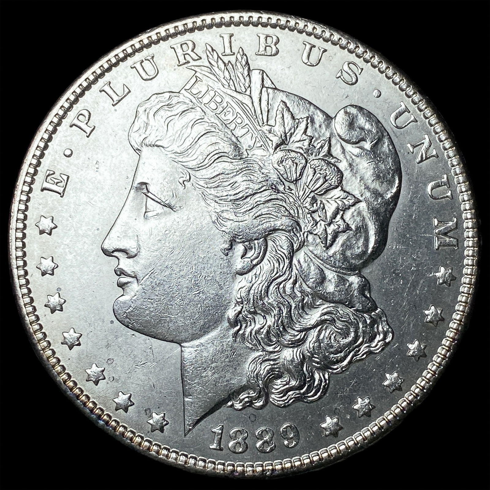 1889 Morgan Silver Dollar UNCIRCULATED: 1889 Morgan Silver Dollar UNCIRCULATED