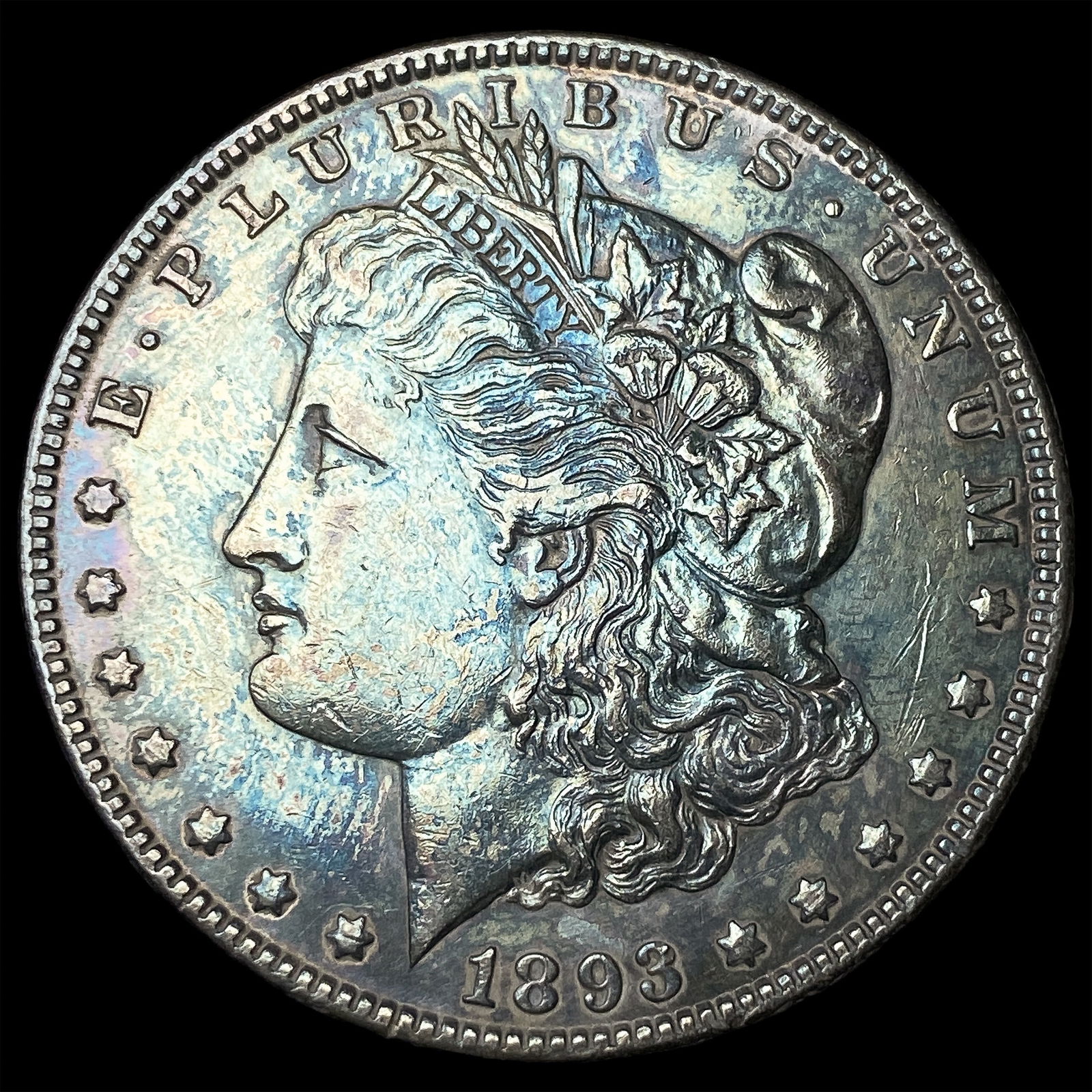 1893 Morgan Silver Dollar CHOICE AU: 1893 Morgan Silver Dollar CHOICE AU