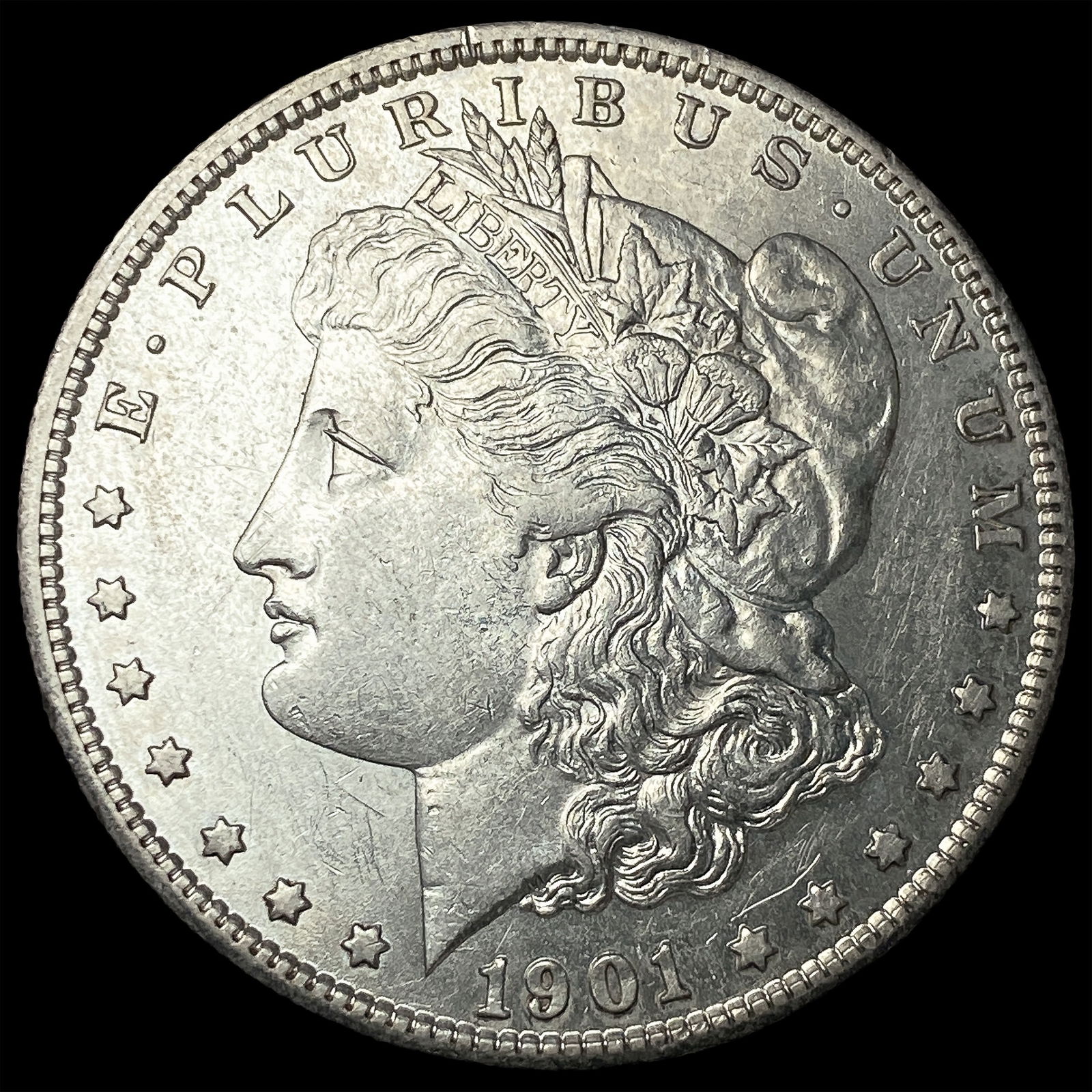 1901-S Silver Morgan Dollar CLOSELY UNCIRCULATED (1 of 2)