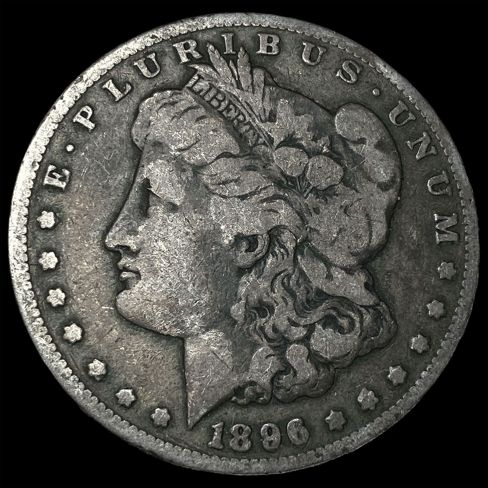 1896 Morgan Silver Dollar LIGHTLY CIRCULATED: 1896 Morgan Silver Dollar LIGHTLY CIRCULATED