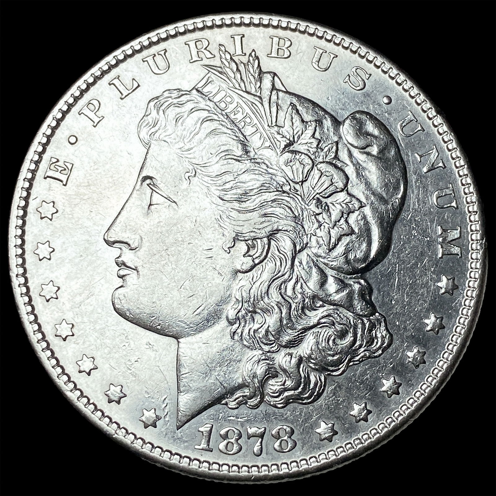 1878 Silver Morgan Dollar CHOICE BU (1 of 2)
