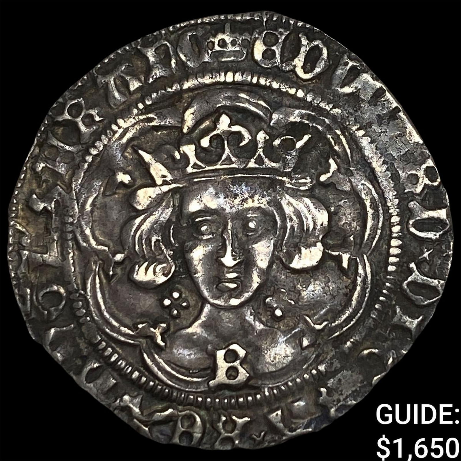 Medieval England Edward IV 1464-70 AD Silver Groat HIGH GRADE: Medieval England Edward IV 1464-70 AD Silver Groat HIGH GRADE