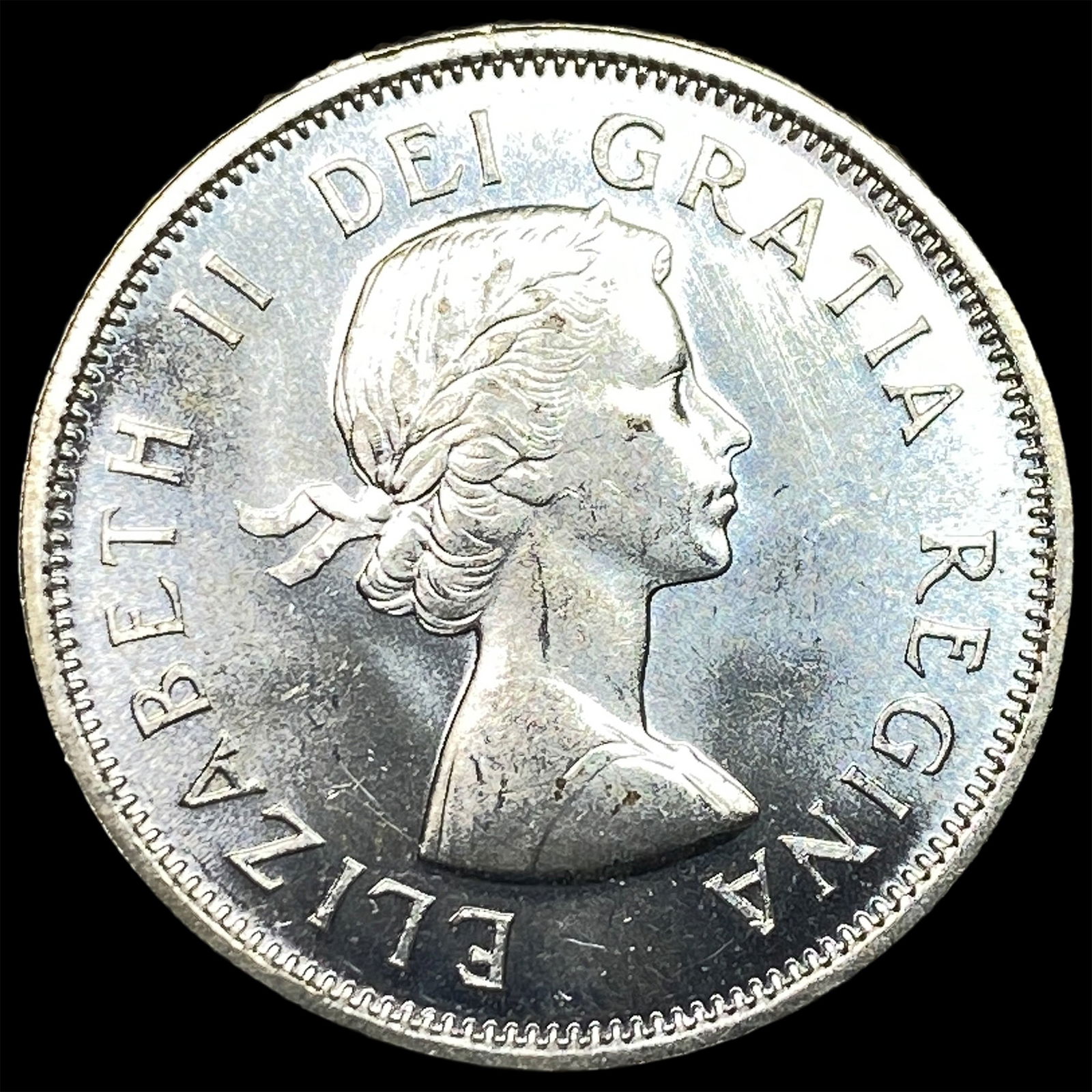 1963 Canada Silver 25 Cents CHOICE AU (1 of 2)