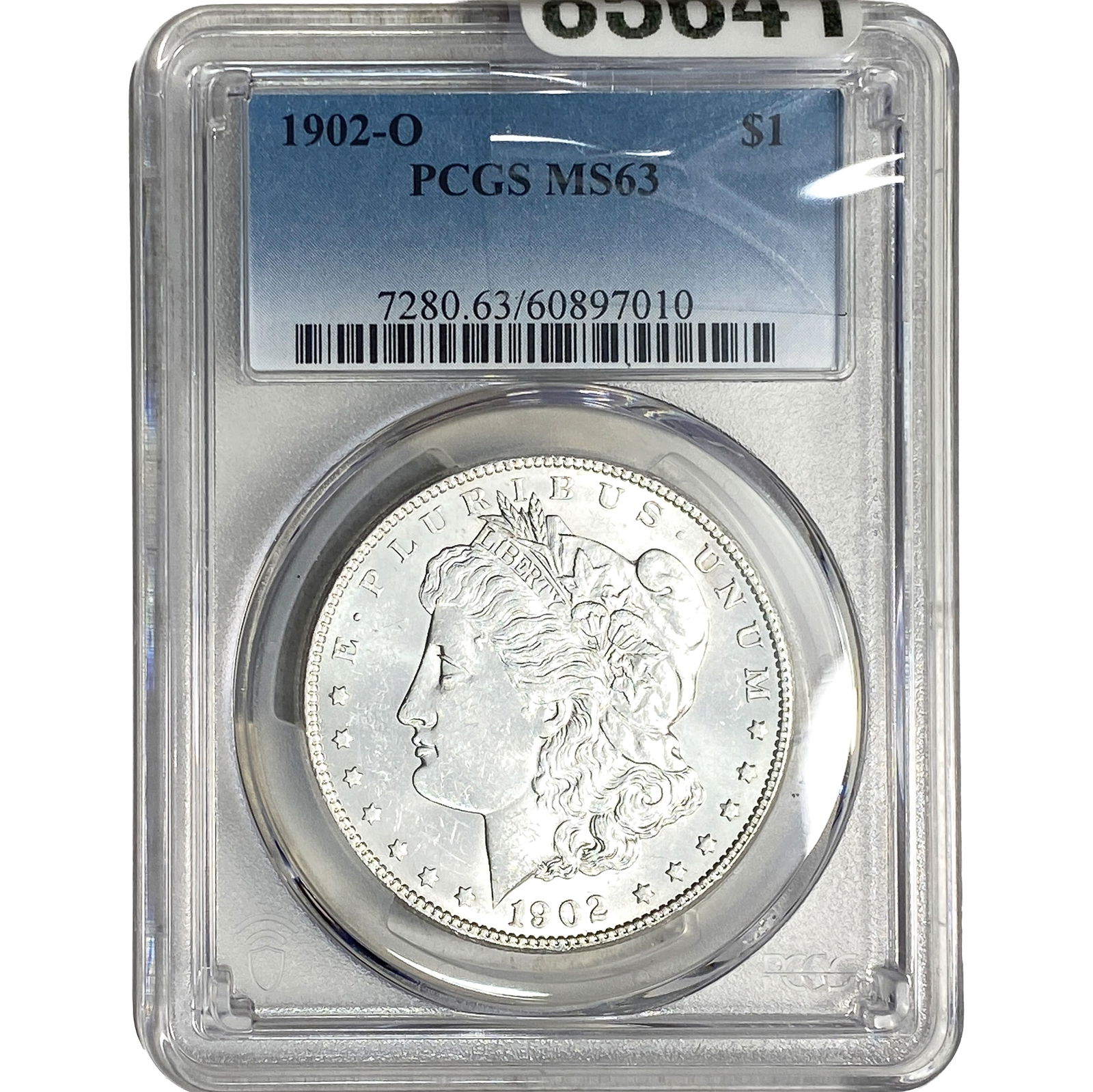 1902-O Morgan Silver Dollar PCGS MS63: 1902-O Morgan Silver Dollar PCGS MS63