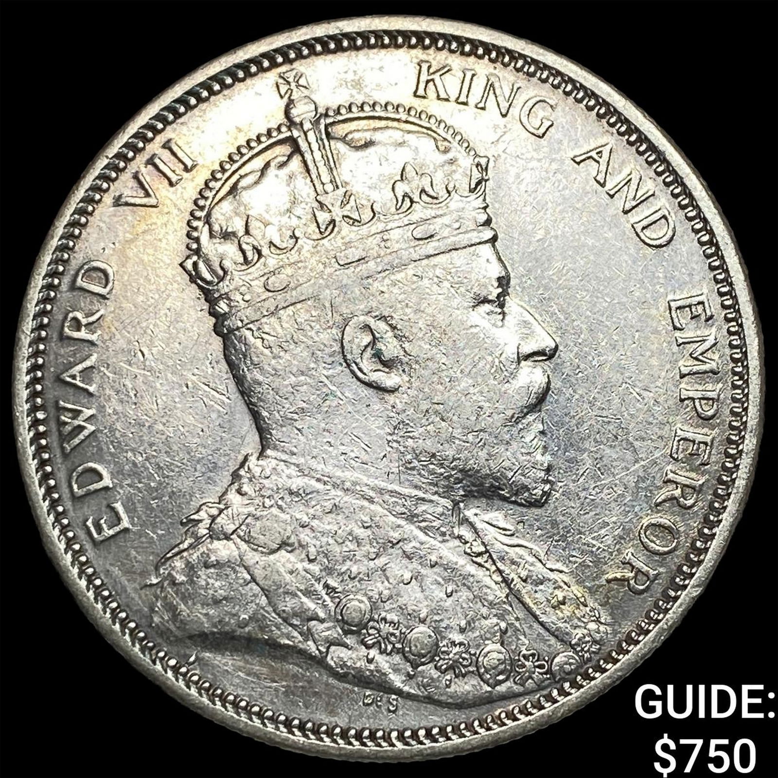 1904-B Straits Settlements Silver 1 Dollar HIGH GRADE: 1904-B Straits Settlements Silver 1 Dollar HIGH GRADE
