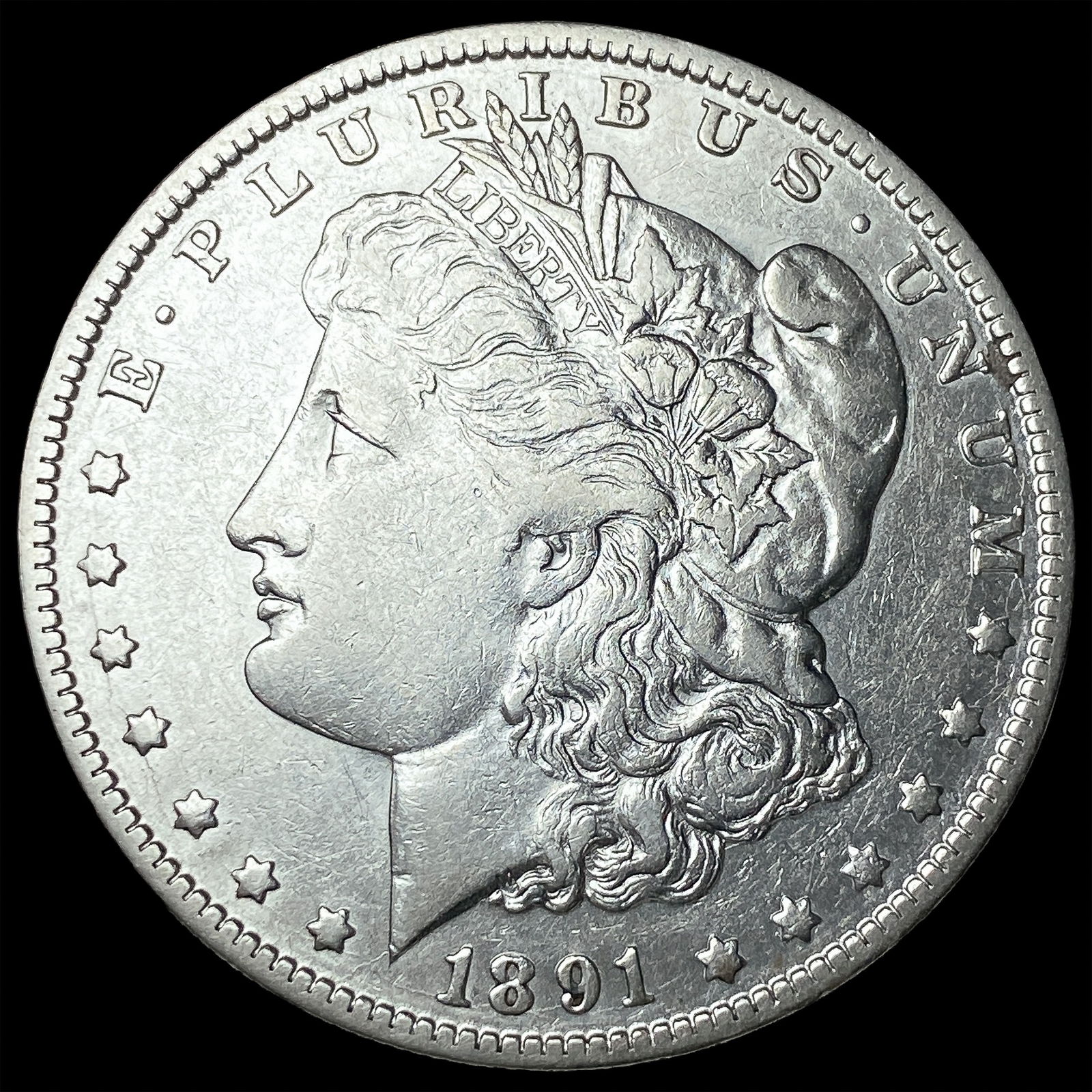 1891-O Silver Morgan Dollar CLOSELY UNCIRCULATED: 1891-O Silver Morgan Dollar CLOSELY UNCIRCULATED