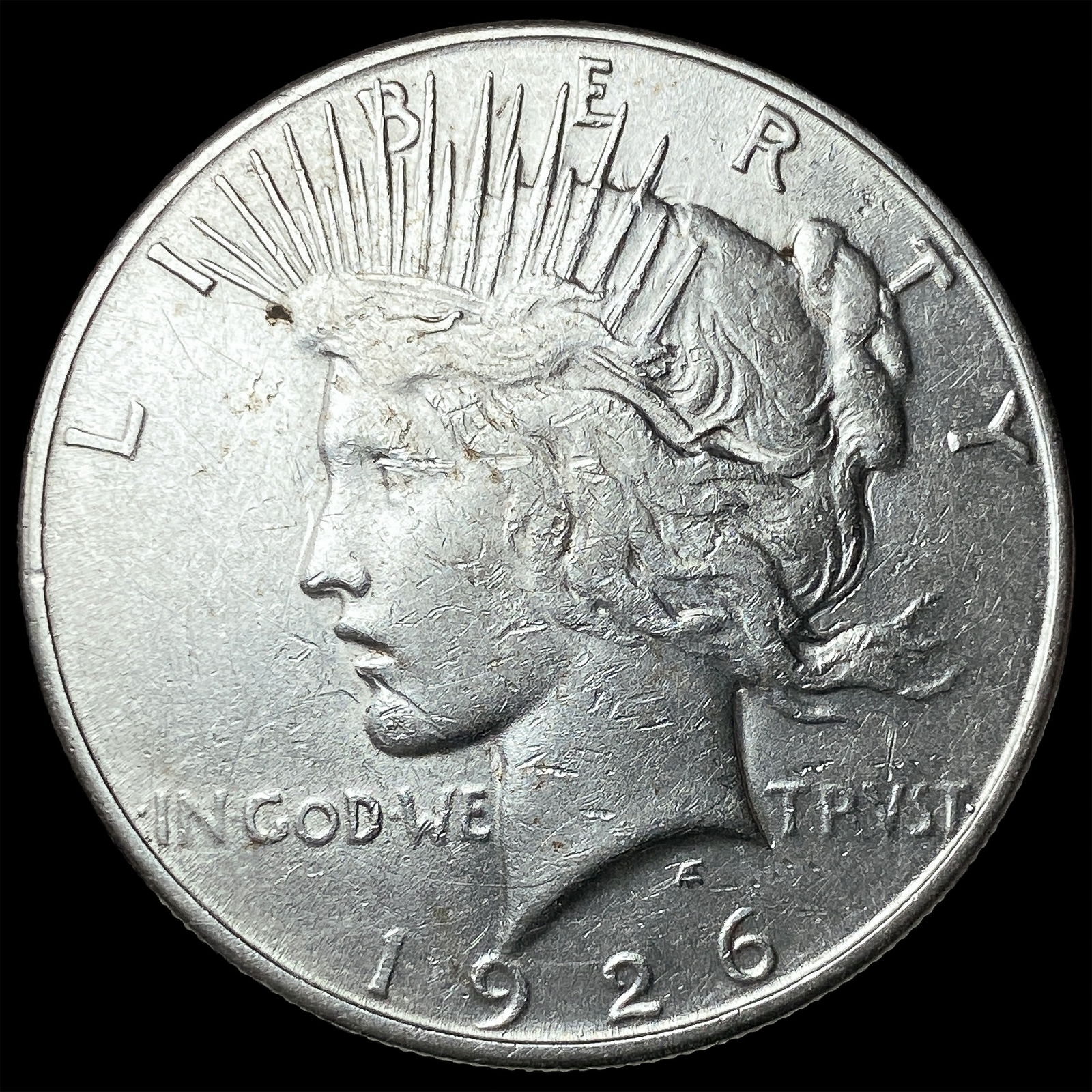 1926-S Silver Peace Dollar LIGHTLY CIRCULATED (1 of 2)