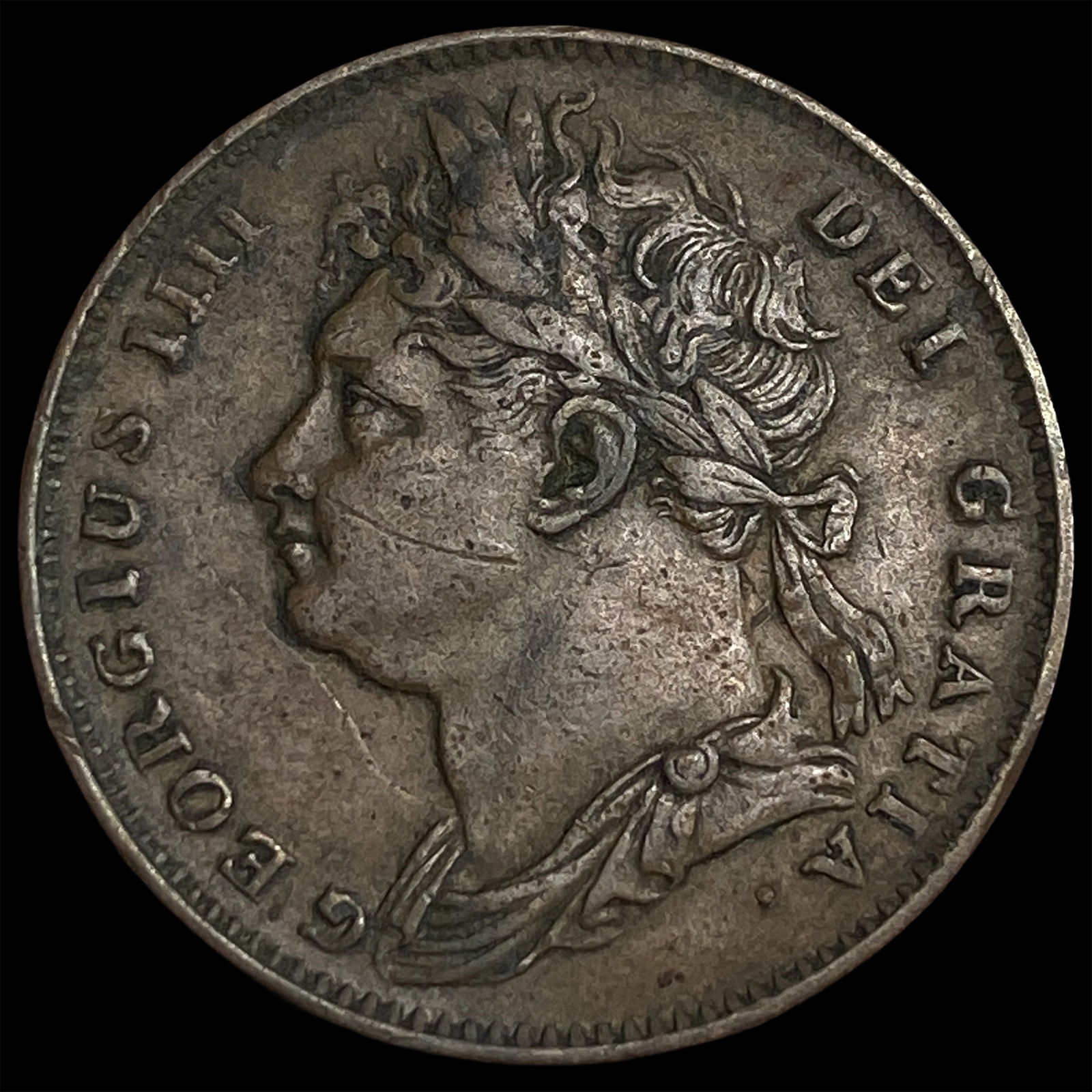 1825 Great Britain Copper Farthing CHOICE AU: 1825 Great Britain Copper Farthing CHOICE AU