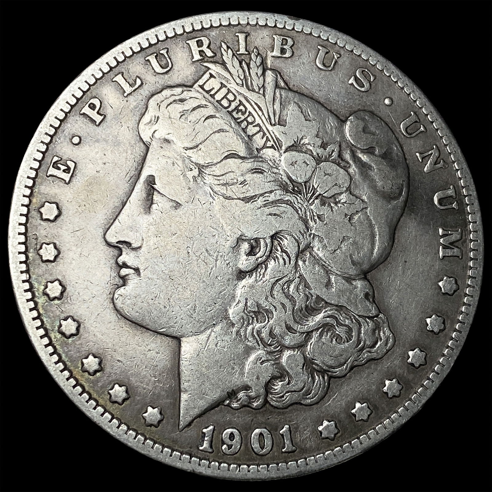 1901-S Silver Morgan Dollar ABOUT UNCIRCULATED (1 of 2)