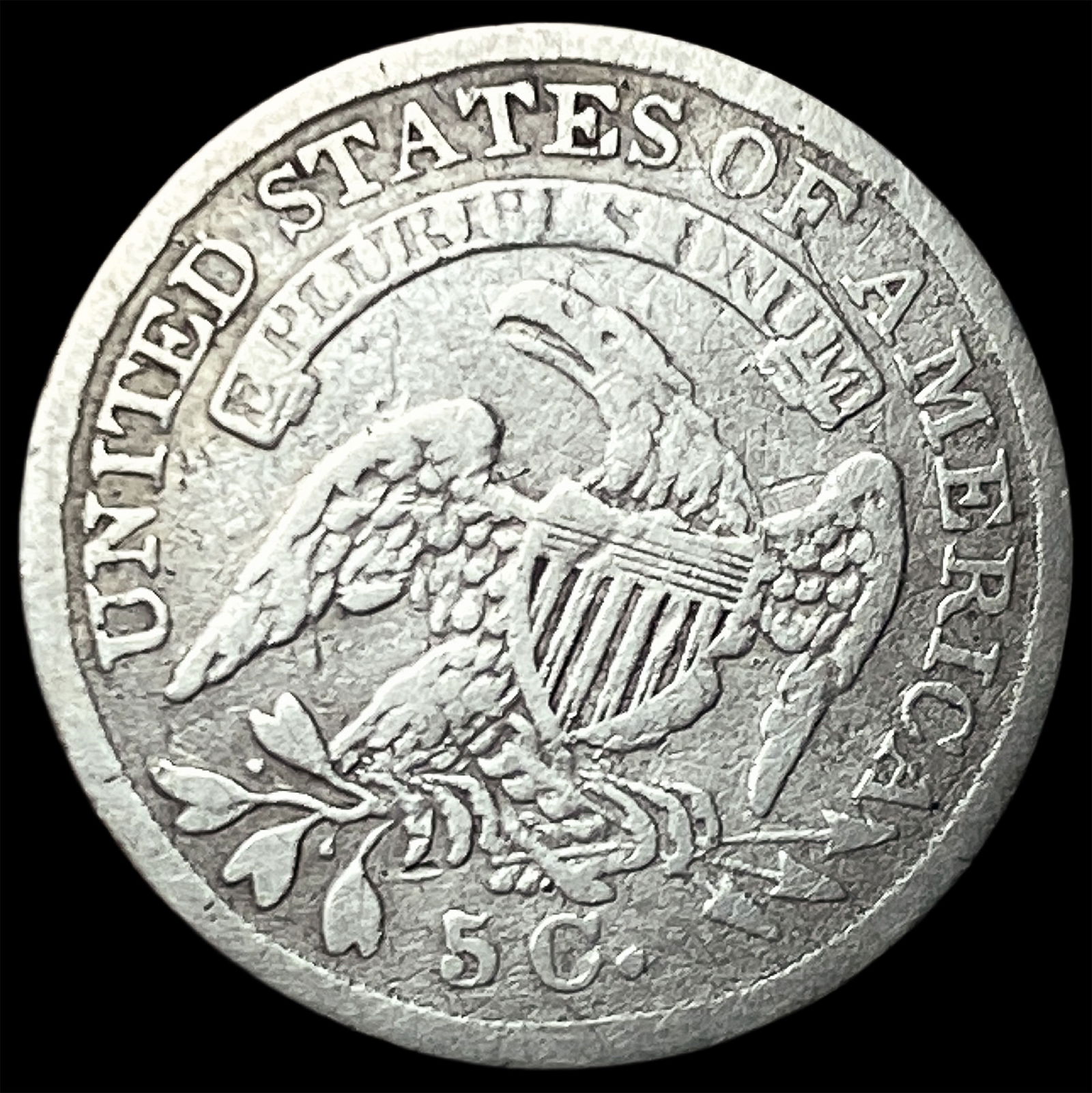 1836 Capped Bust Half Dime ABOUT UNCIRCULATED - 2