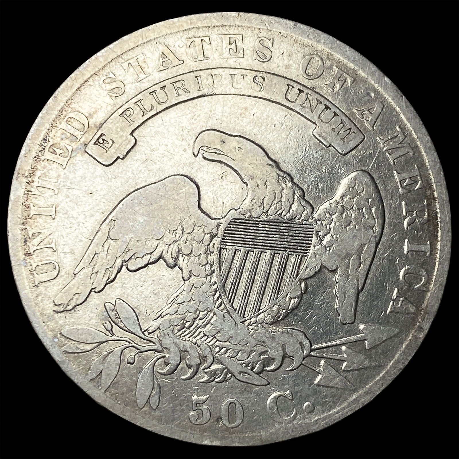 1834 Capped Bust Half Dollar NICELY CIRCULATED - 2