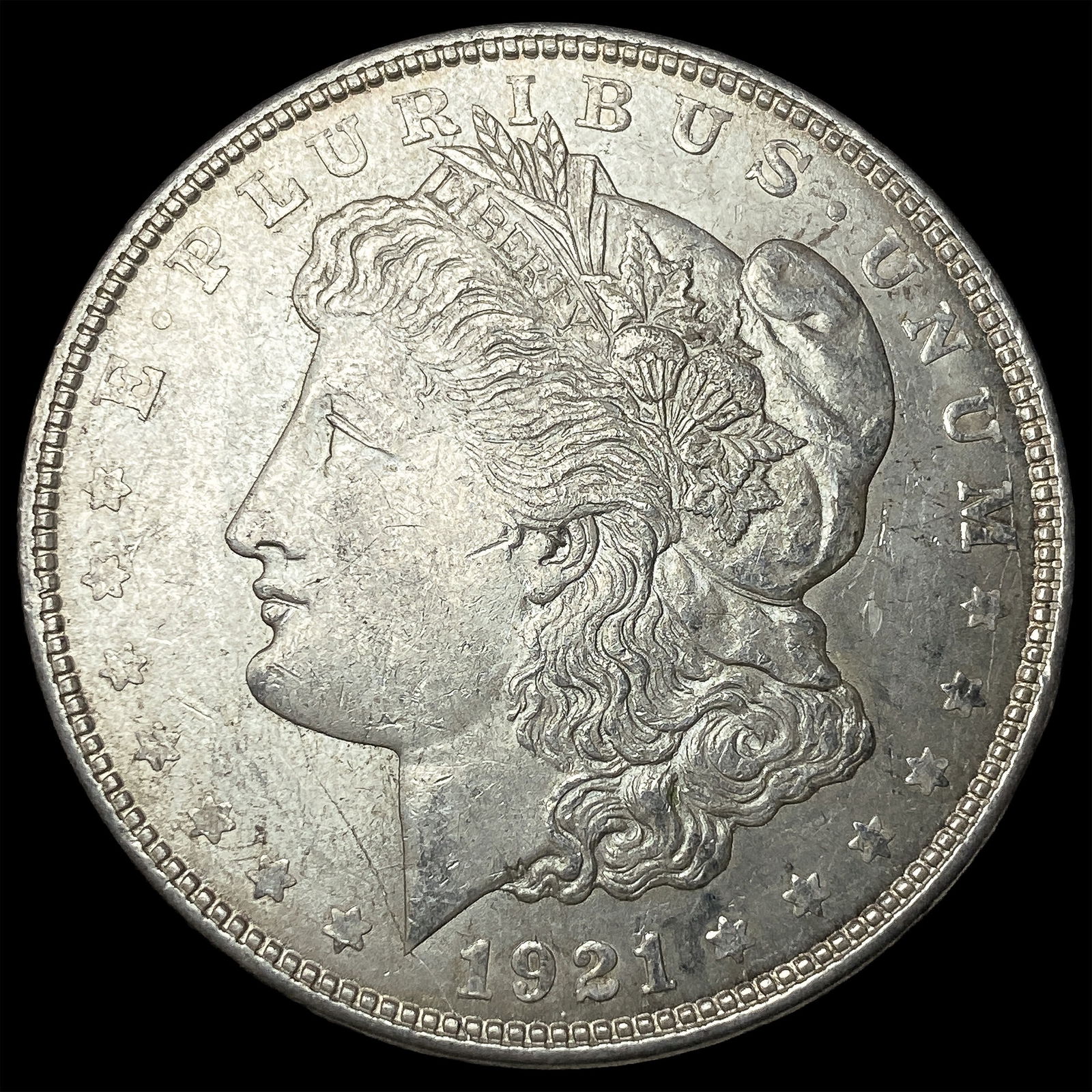 1921 Silver Morgan Dollar CHOICE AU (1 of 2)