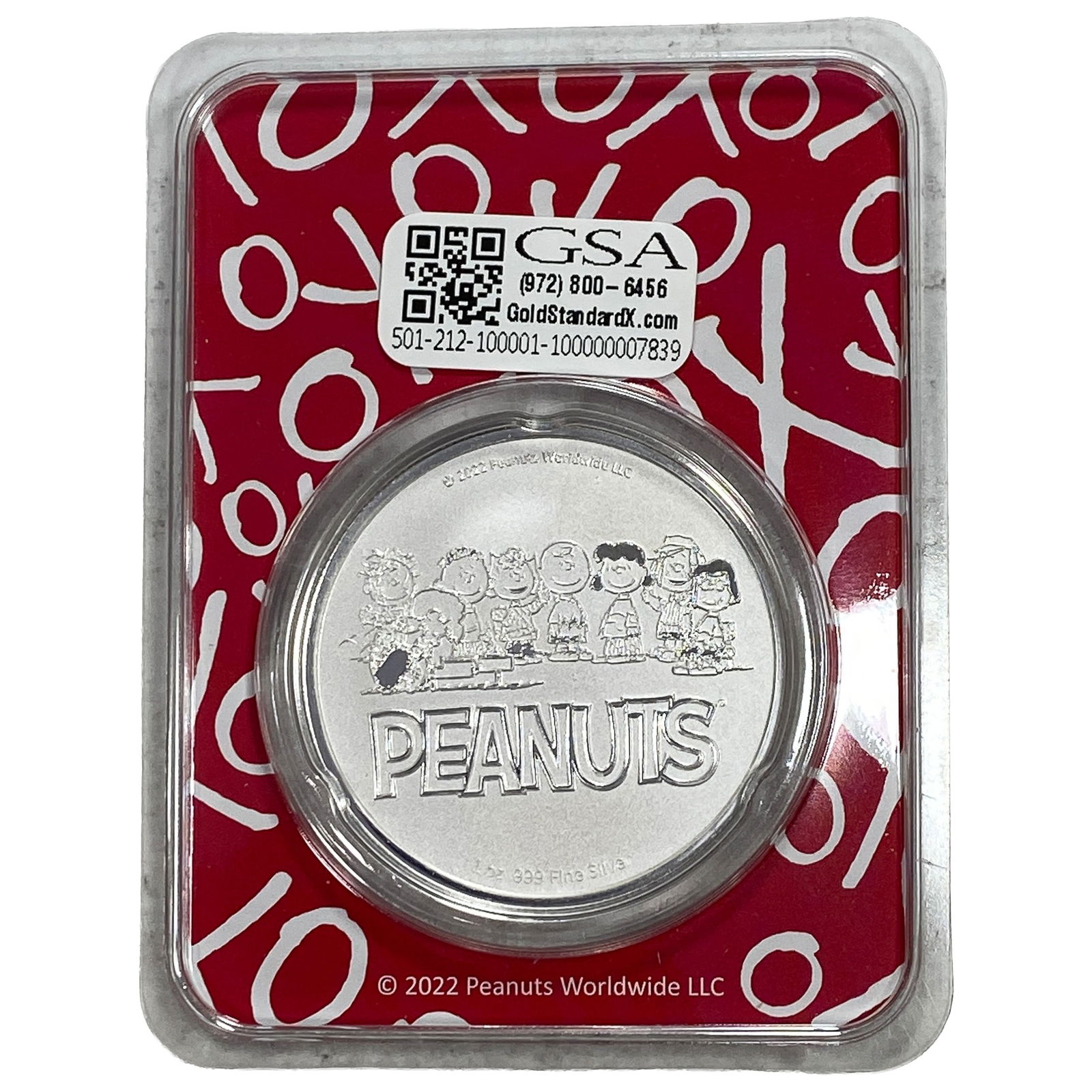 2022 Silver Snoopy Peanuts 1oz - 2
