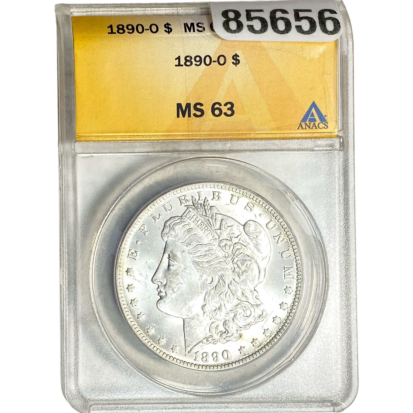 1890-O Morgan Silver Dollar ANACS MS63 (1 of 2)