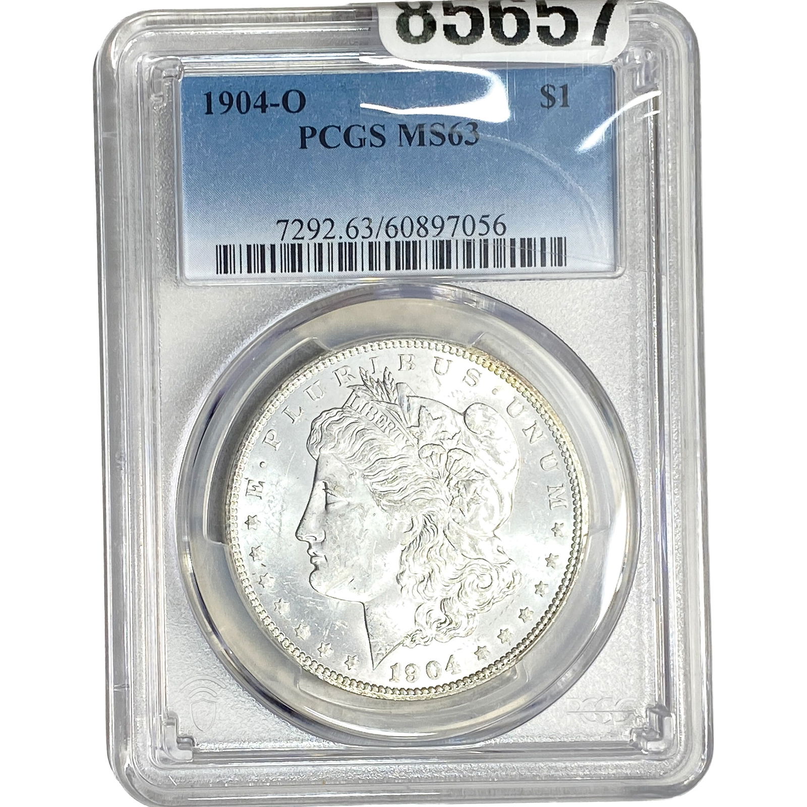 1904-O Morgan Silver Dollar PCGS MS63: 1904-O Morgan Silver Dollar PCGS MS63