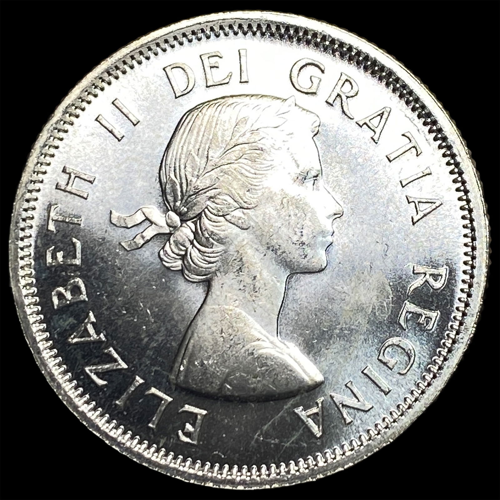 1963 Canada Silver 25 Cents SUPERB GEM BU: 1963 Canada Silver 25 Cents SUPERB GEM BU