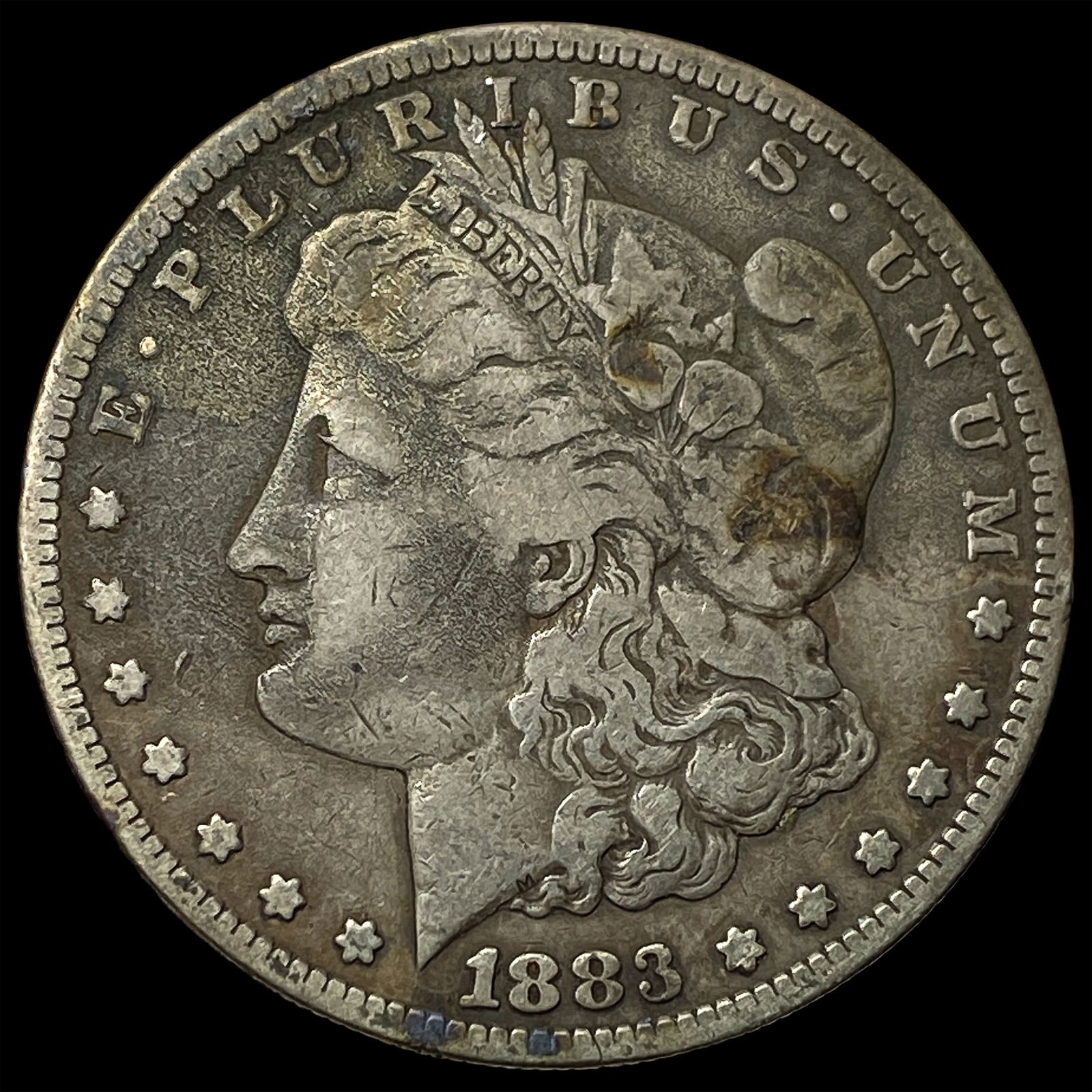 1883 Silver Morgan Dollar LIGHTLY CIRCULATED: 1883 Silver Morgan Dollar LIGHTLY CIRCULATED