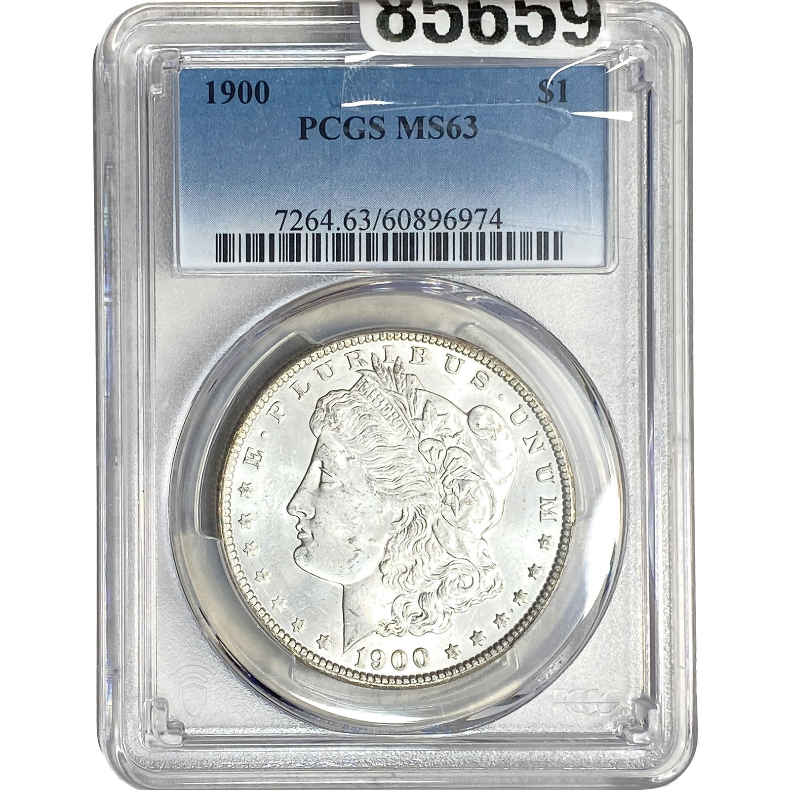 1900 Morgan Silver Dollar PCGS MS63: 1900 Morgan Silver Dollar PCGS MS63