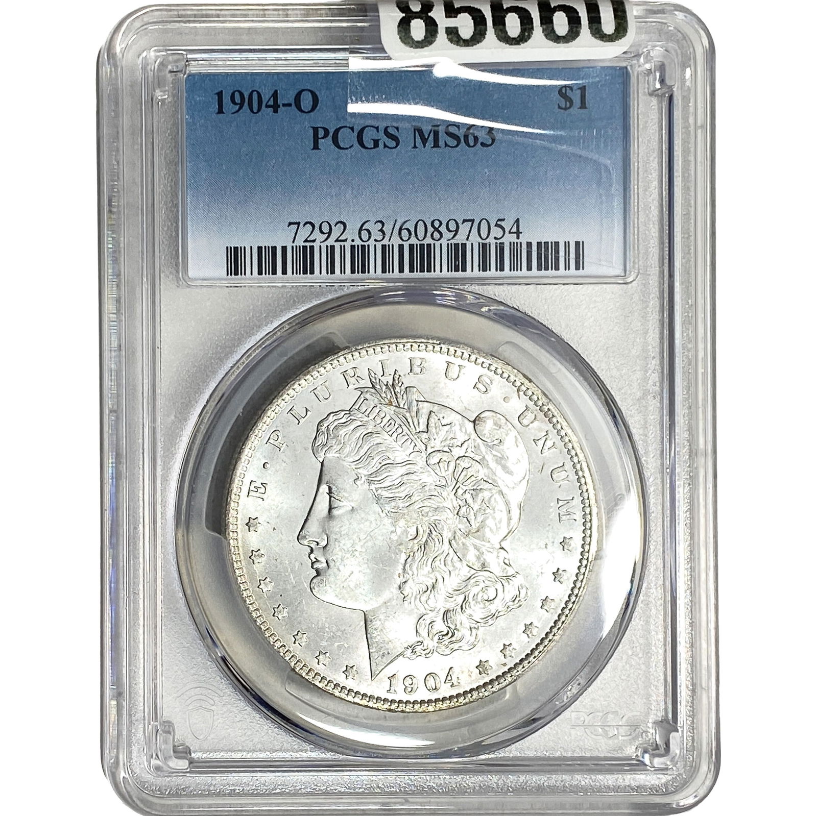 1904-O Morgan Silver Dollar PCGS MS63: 1904-O Morgan Silver Dollar PCGS MS63